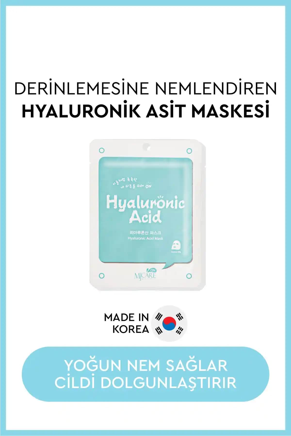 Mjcare On Hyaluronic Acid Mask: Derinlemesine Nemlendirme ve Cilt Sağlığı İçin Etkili Çözüm