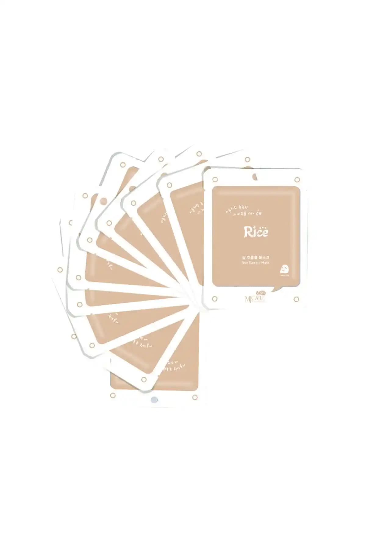 Mjcare Pirinç Özlü Yüz Maskesi: Yoğun Nem ve Parlaklık Sağlayan Doğal Bakım