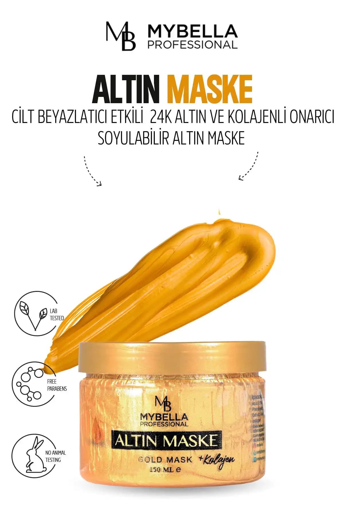 MY Bella Kozmetik 24K Altın ve Kolajen İçerikli Soyulabilir Maske Ürün Tanıtımı ve Faydaları