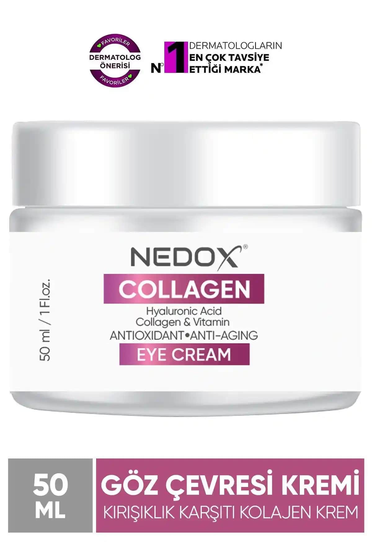 NEDOX Kırışıklık Karşıtı Kolajen Göz Çevresi Kremi İncelemesi ve Kullanım Tavsiyeleri
