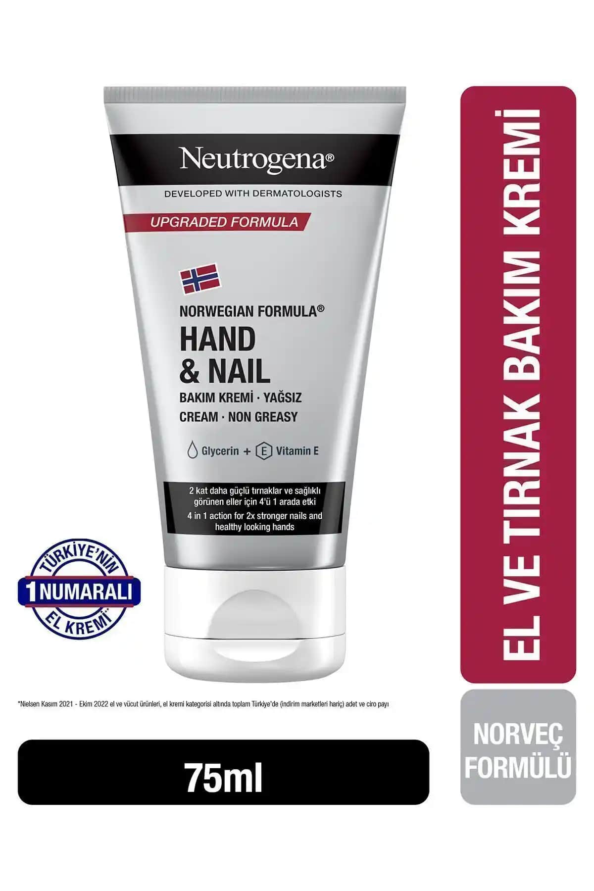 Neutrogena Norveç Formülü El ve Tırnak Bakım Kremi: Güçlendiren ve Nemlendiren Etkili Çözüm