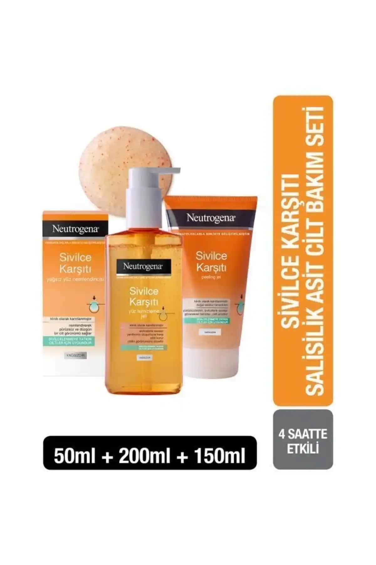 Neutrogena Sivilce Karşıtı Salisilik Asit Cilt Bakım Seti Hassas ve Yağlı Ciltler İçin Güvenilir Çözüm