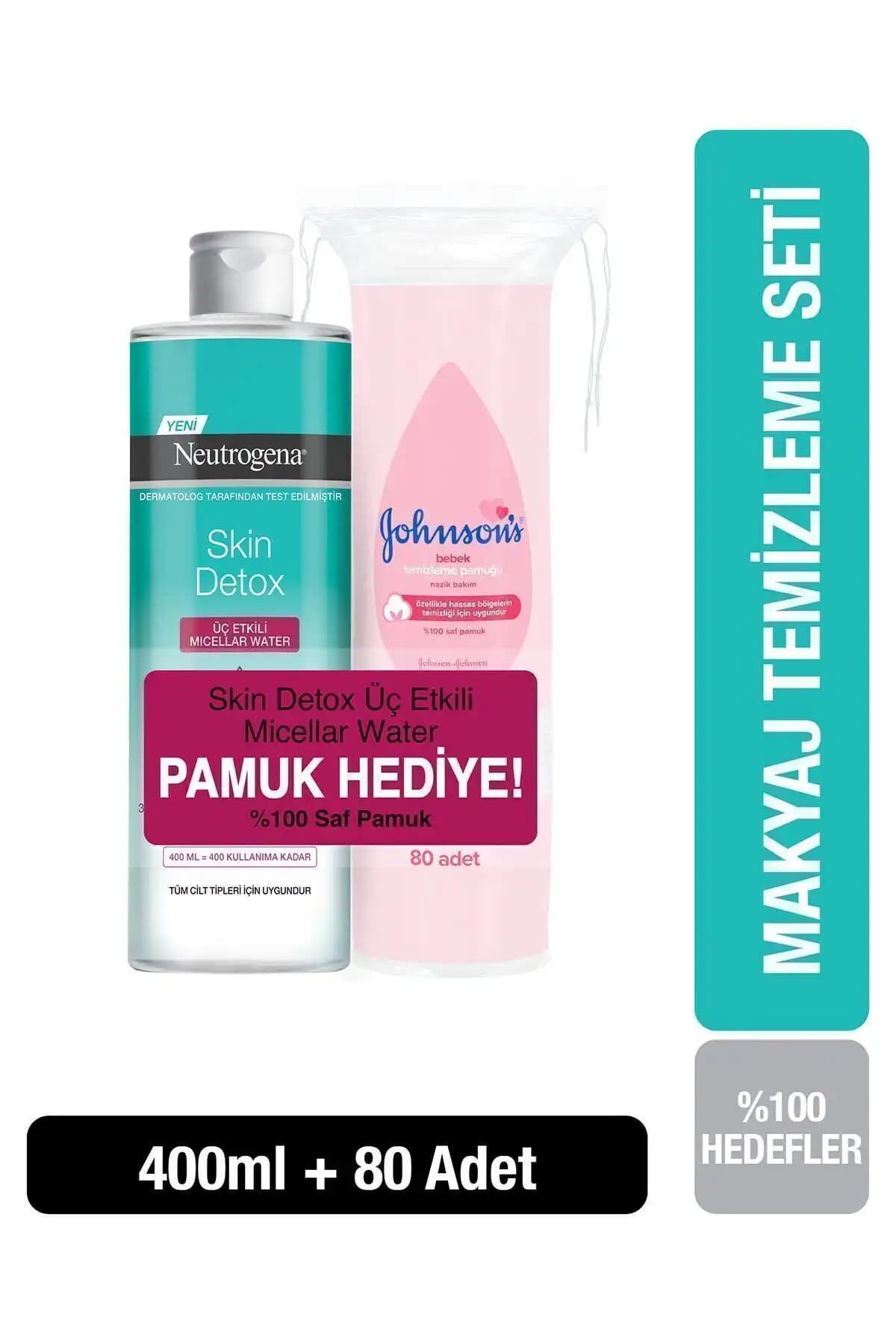 Neutrogena Skin Detox Micellar Water 400ml ile Etkili ve Hassas Ciltler İçin Güvenilir Temizlik