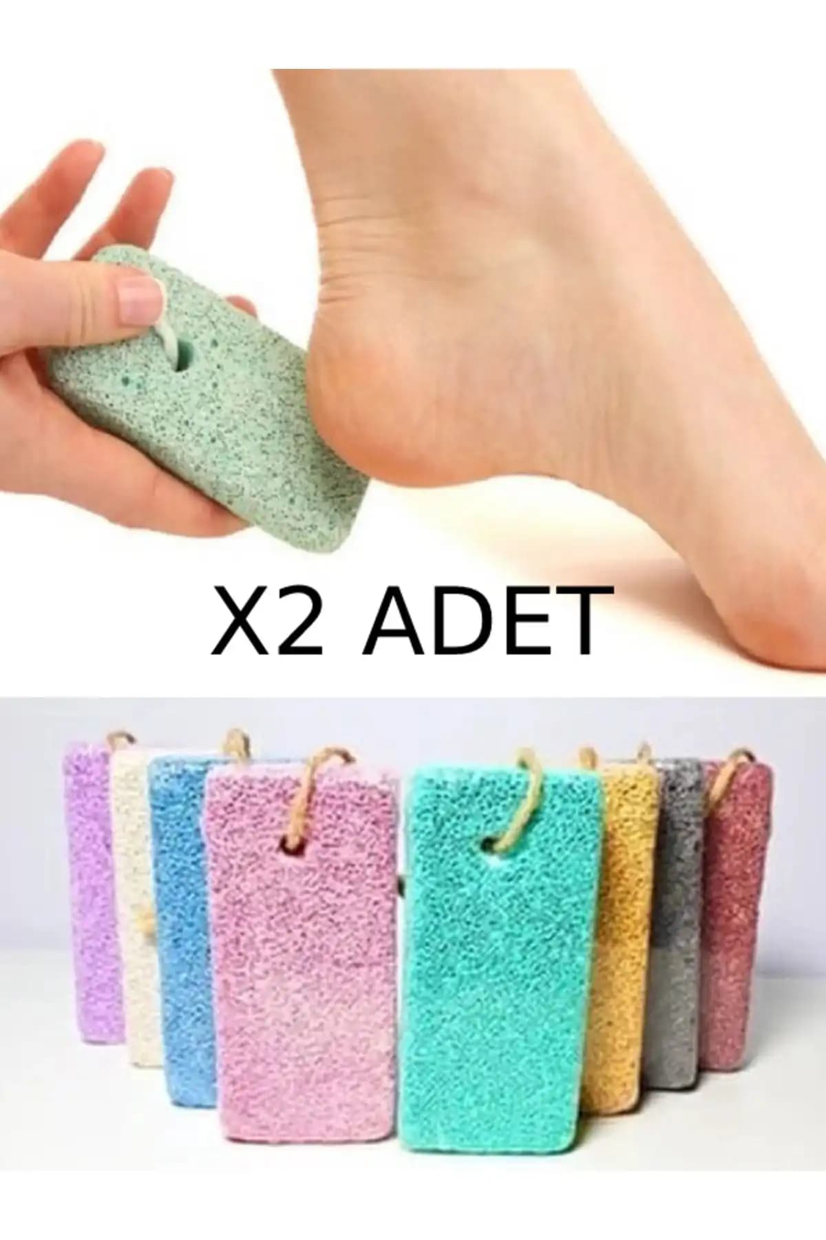 Nistabolje 2 Adet Topuk Taşı ile Doğal ve Etkili Ayak Bakımı Çözümü