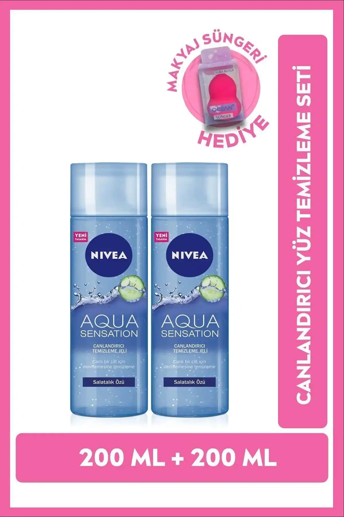 NIVEA Aqua Sensation Temizleme Jeli: Hassas ve Tüm Cilt Tipleri İçin Günlük Temizlik Çözümü