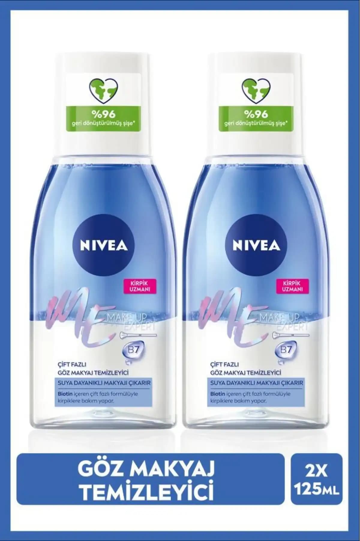 NIVEA Çift Fazlı Göz Makyaj Temizleyici: Hassas ve Etkili Temizlik İçin Güvenilir Tercih