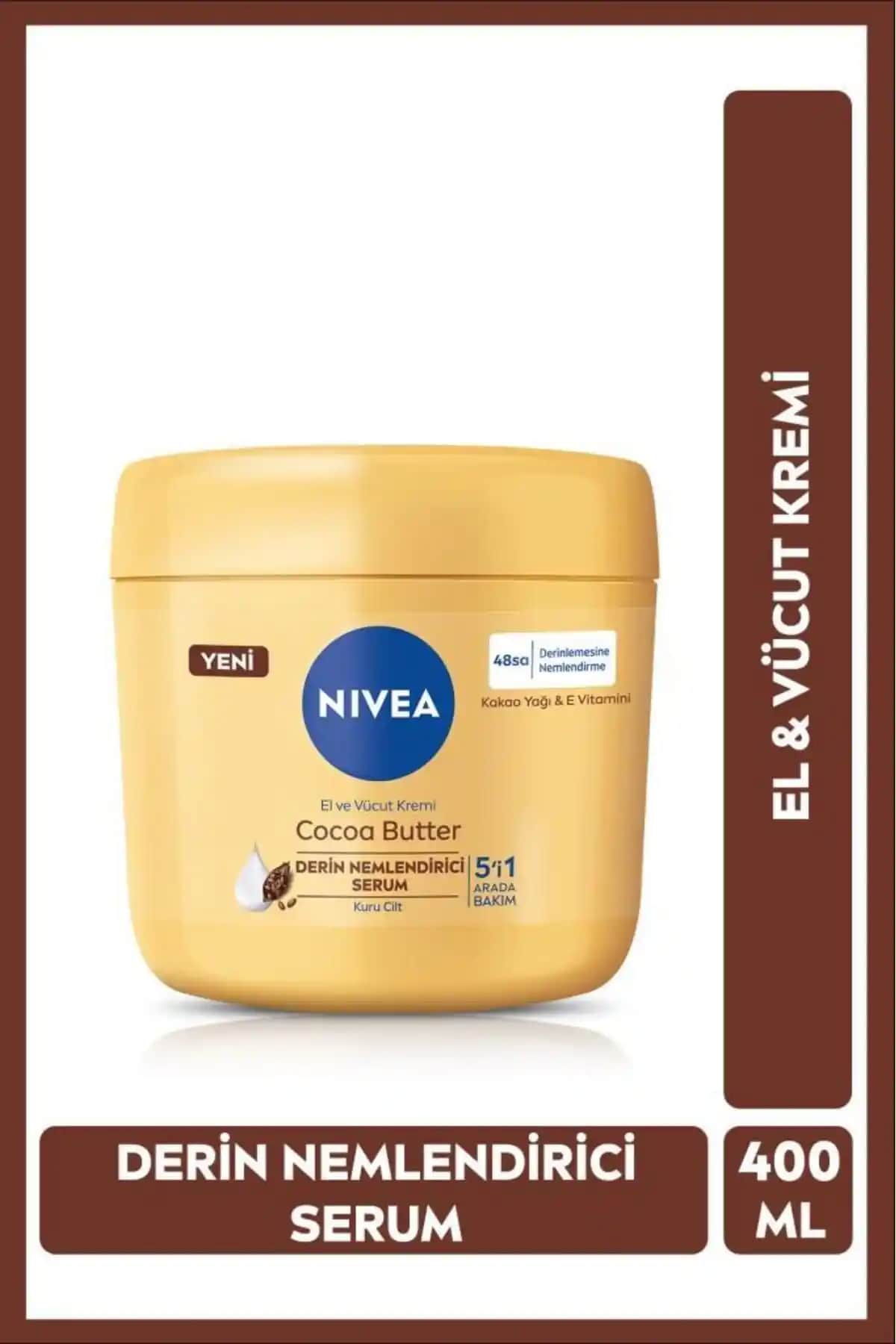 NIVEA Cocoa Butter El ve Vücut Bakım Kremi: Derin Nem ve Hoş Kokusu ile Cilt Bakımı
