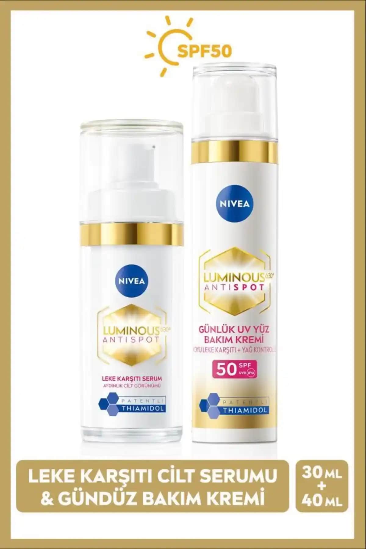 NIVEA Luminous630 Serisi: Leke Karşıtı ve Güneş Koruyucu Bakım Ürünleri