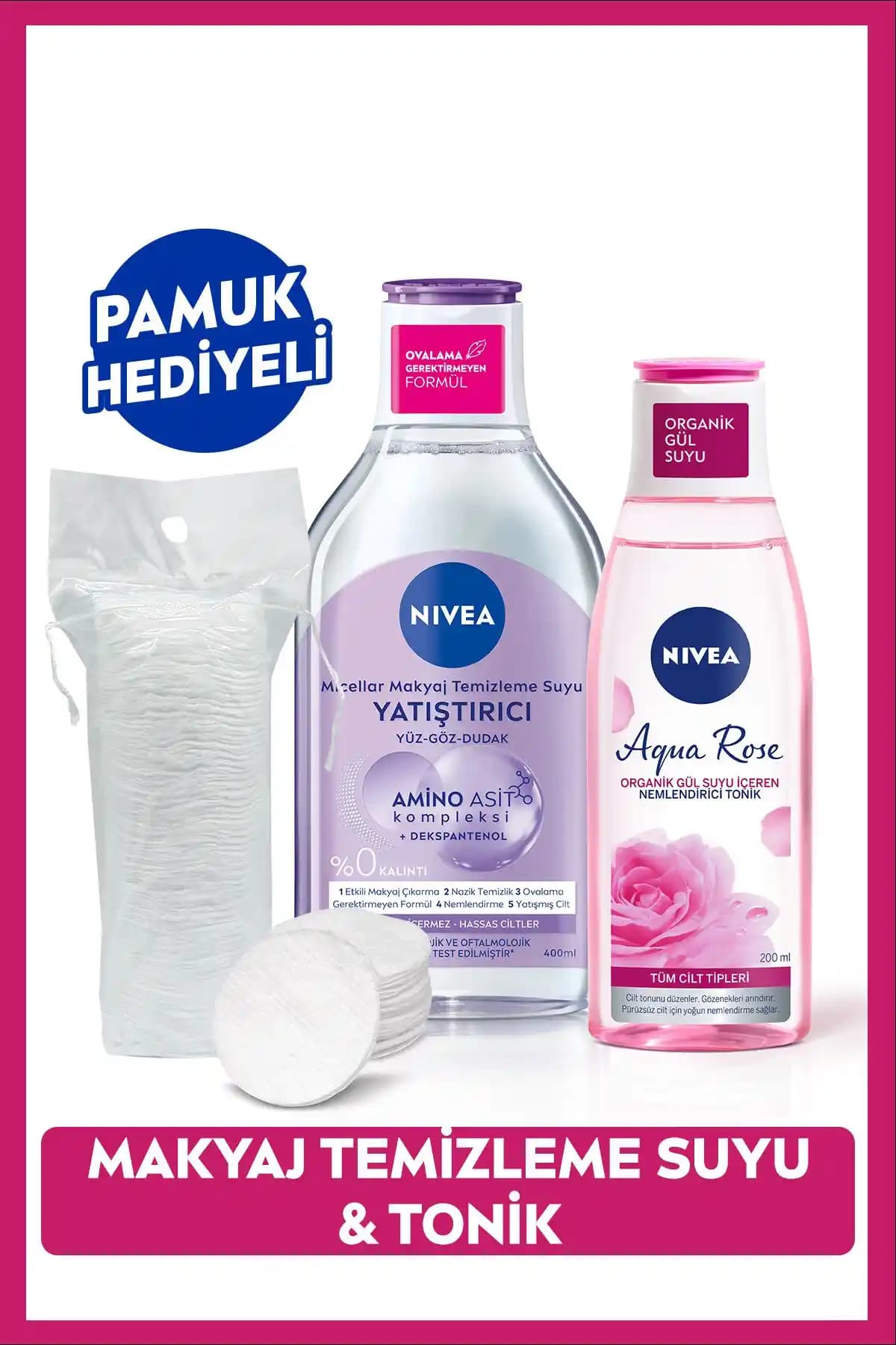 NIVEA Yatıştırıcı Micellar Makyaj Temizleme Suyu ve Aqua Rose Tonik Ürünleri Tanıtımı