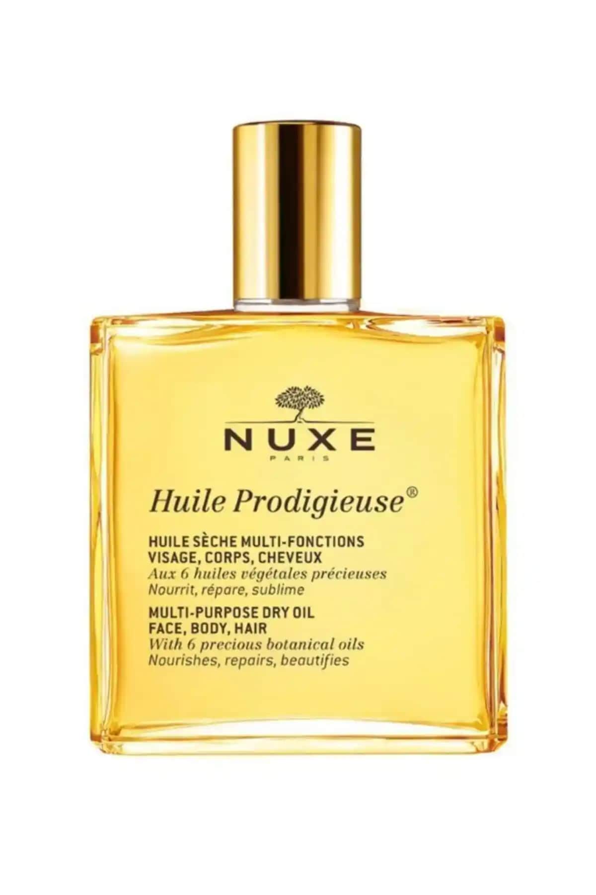 Nuxe Huile Prodigieuse 50 ml Çok Yönlü Doğal Bakım Yağı – Cilt ve Saç Bakımında Kullanım