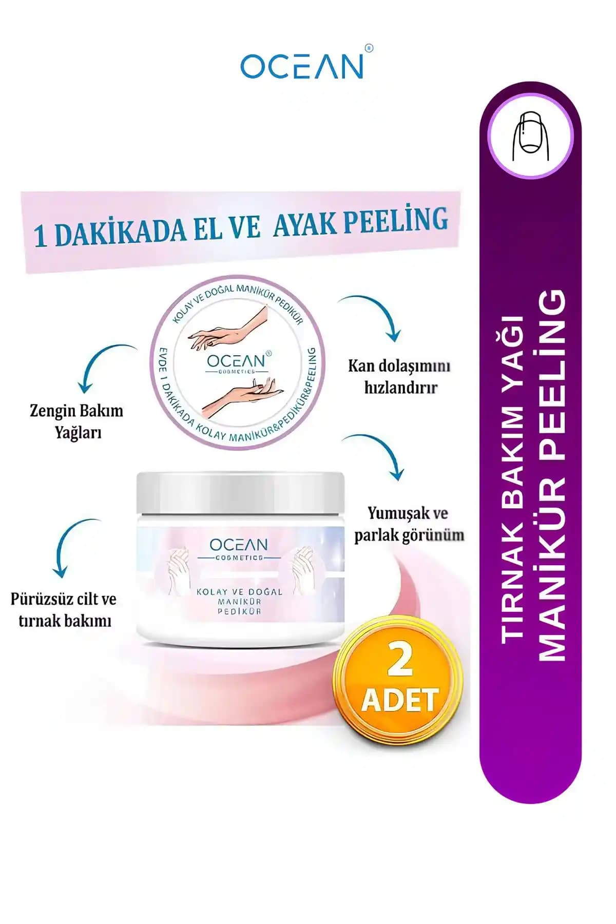 Ocean Doğal Manikür ve Pedikür Peeling Yağı ile El ve Ayak Bakımında Etkili Sonuçlar