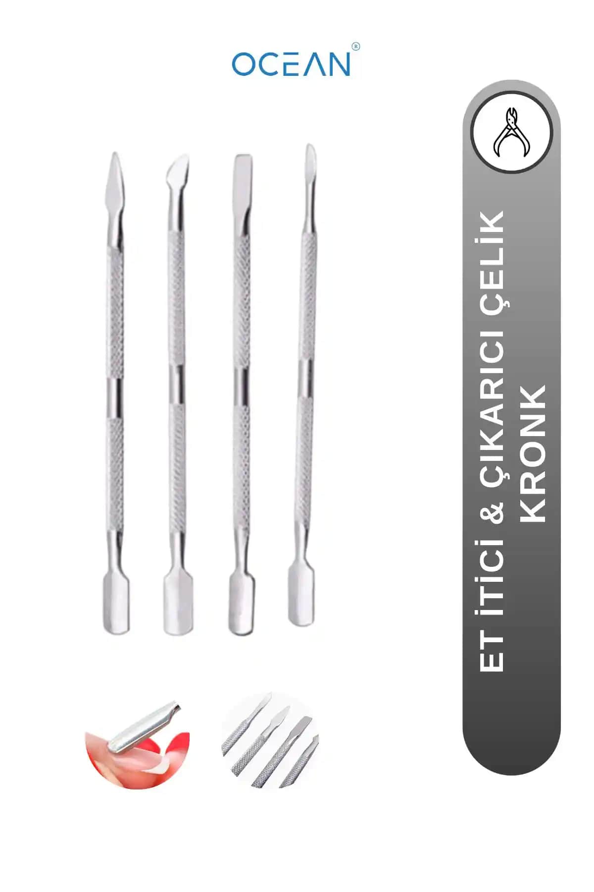 Ocean Manikür Pedikür Seti Türkiye Menşei Profesyonel ve Ev Kullanımı İçin Çok Fonksiyonlu