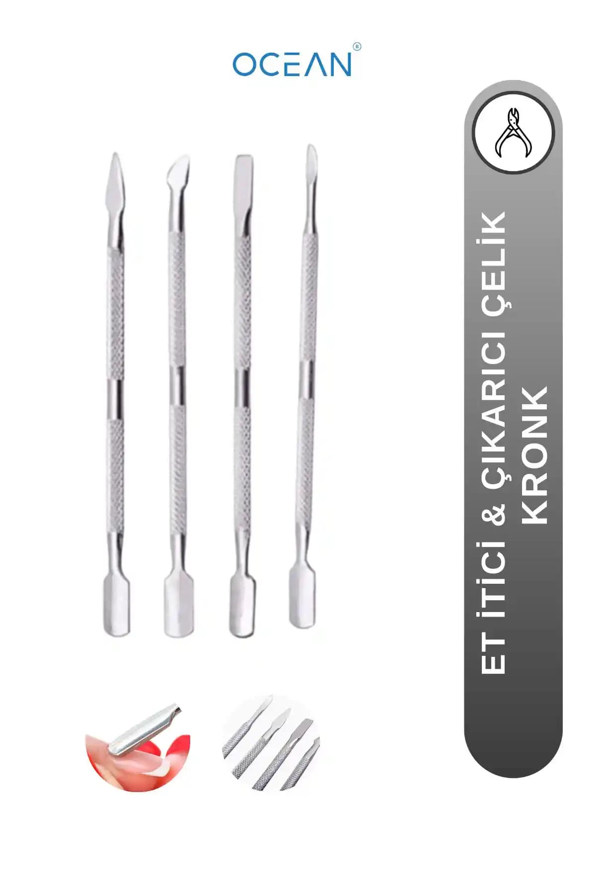 Ocean Manikür Pedikür Seti Türkiye Menşei Profesyonel ve Ev Kullanımı İçin Çok Fonksiyonlu