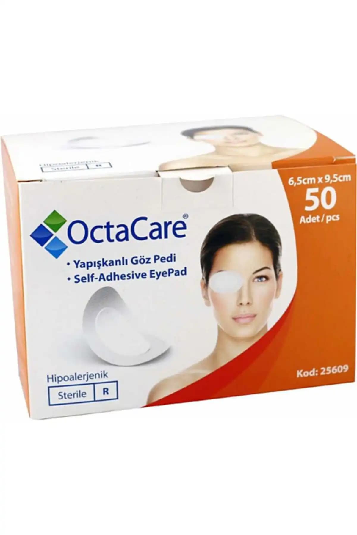 Octacare 50 Adet Steril Göz Pedi: Güvenli ve Konforlu Göz Bakım Ürünü
