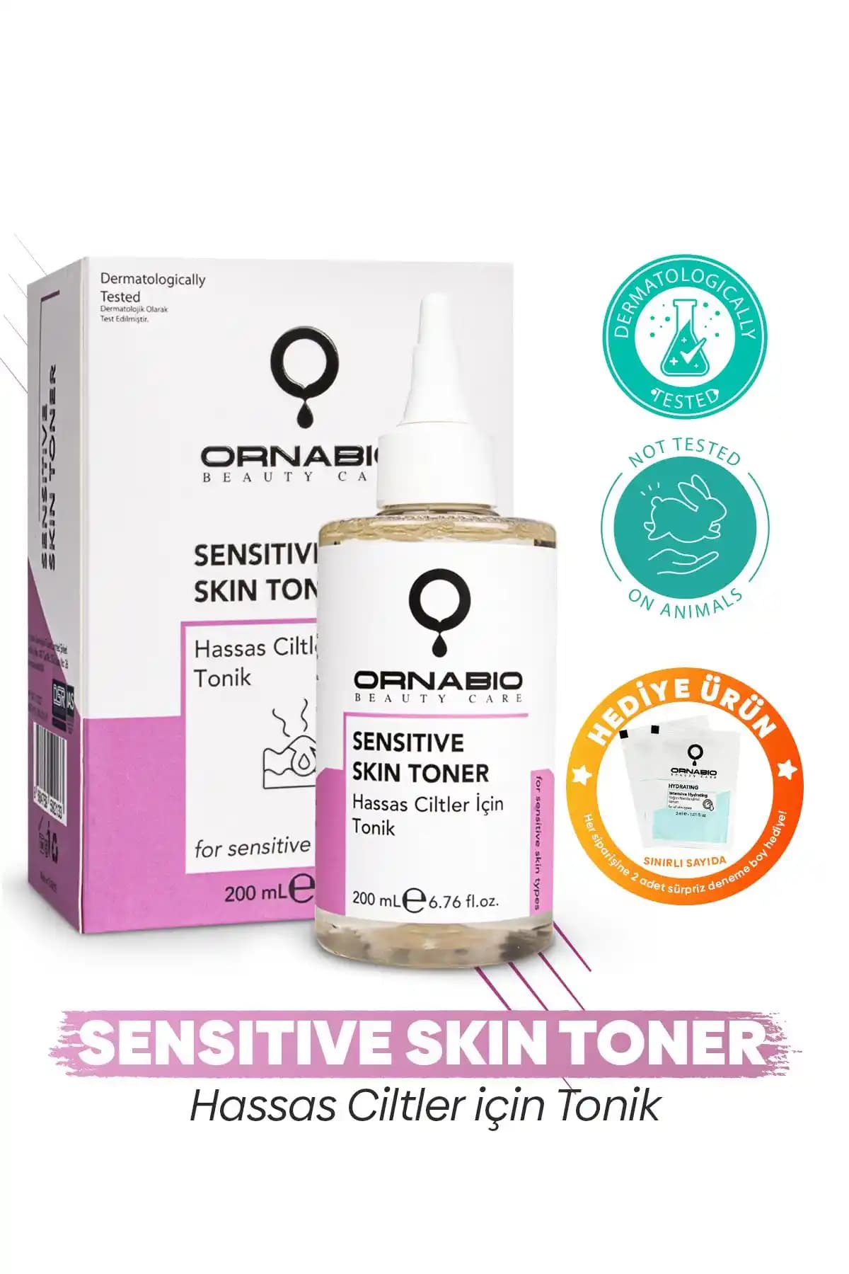 Ornabio Organik Doğal Tonik Hassas ve Kuru Ciltler İçin Güvenle Kullanılır