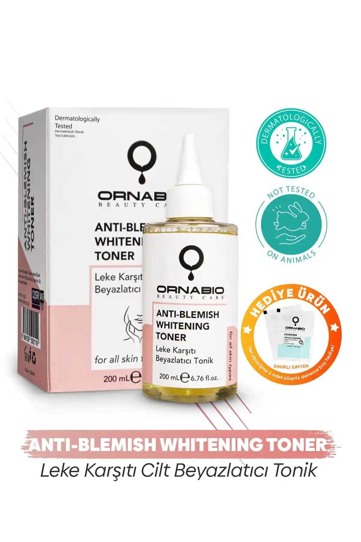 Ornabio Organik Leke Karşıtı Cilt Beyazlatıcı Tonik: Doğal Formüllü ve Etkili Bakım Ürünü
