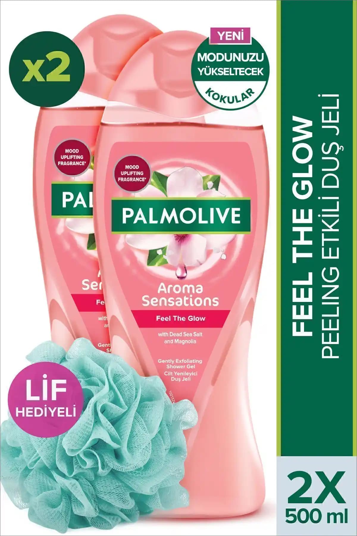 Palmolive Aroma Sensations Feel The Glow Duş Jeli Doğal ve Organik İçeriklerle Güvenilir Temizlik