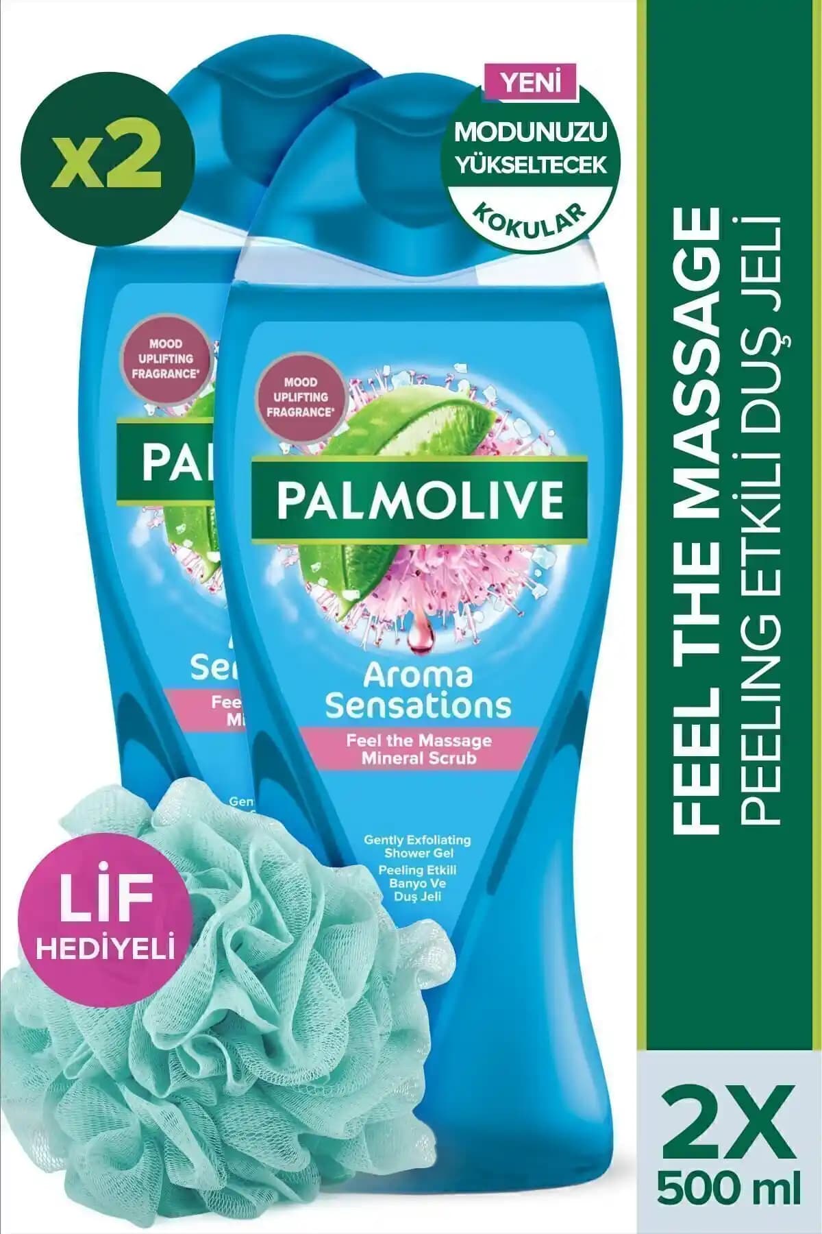Palmolive Aroma Sensations Feel The Massage Duş Jeli: Doğal İçeriklerle Derinlemesine Temizlik ve Peeling Etkisi