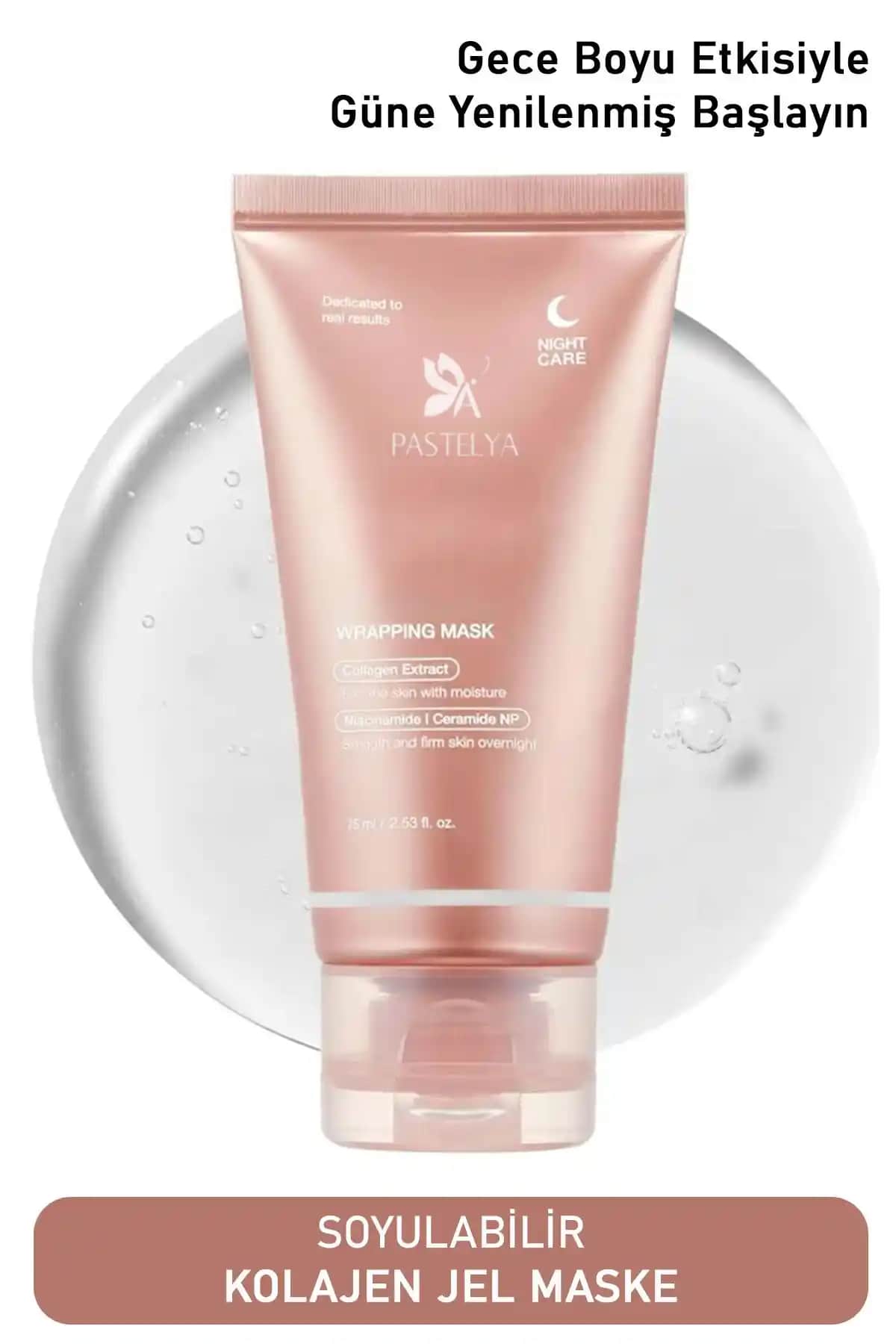Pastelya Soyulabilir Kolajen Jel Yüz Maskesi ile Cilt Yenileme ve Gençlik