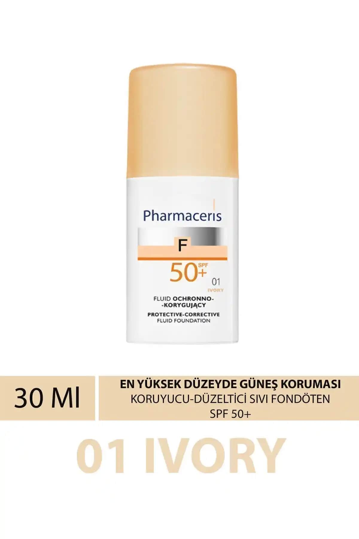 Pharmaceris Koruyucu Düzeltici Sıvı Fondöten SPF 50+ ile cilt koruma ve kusur gizleme