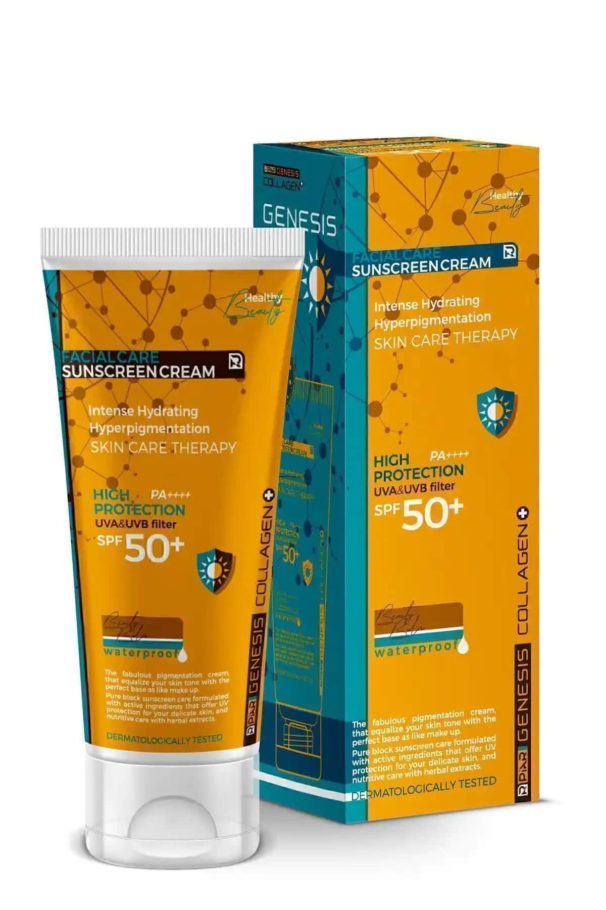 Piar Genesis Yüksek Korumalı Kolajen Leke Karşıtı Renkli Yüz Güneş Kremi 40 ml