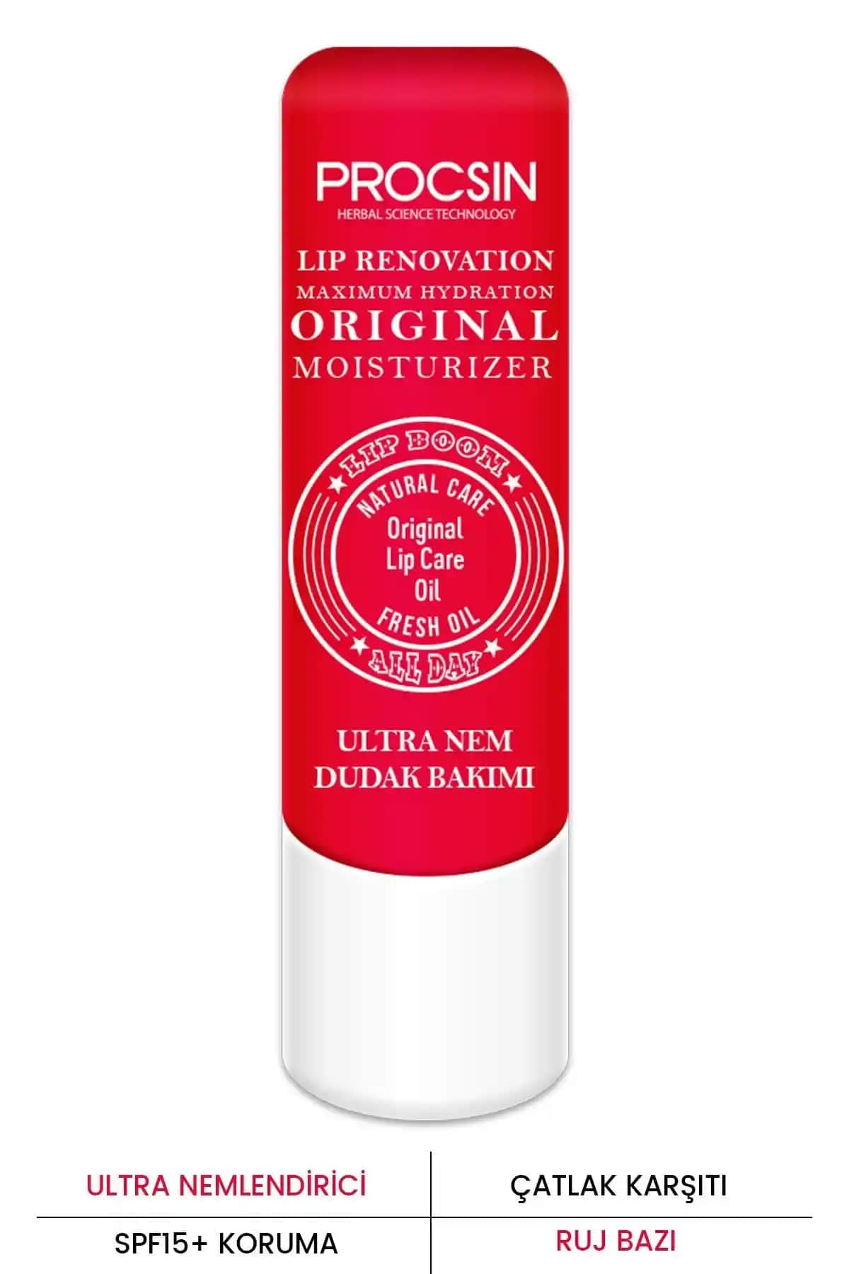 PROCSIN Lip Balm Ultra Nem: Doğal İçeriklerle Güçlendirilmiş Dudak Bakım Ürünü
