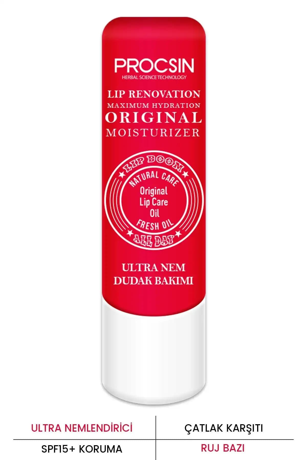 PROCSIN Lip Balm Ultra Nem: Doğal İçeriklerle Güçlendirilmiş Dudak Bakım Ürünü