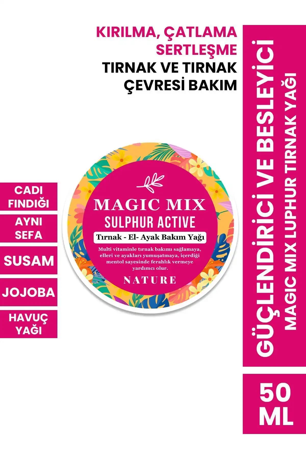 PROCSIN Magic Mix Active Sulphur Tırnak Yağı: Güçlendirici ve Besleyici Doğal Formül