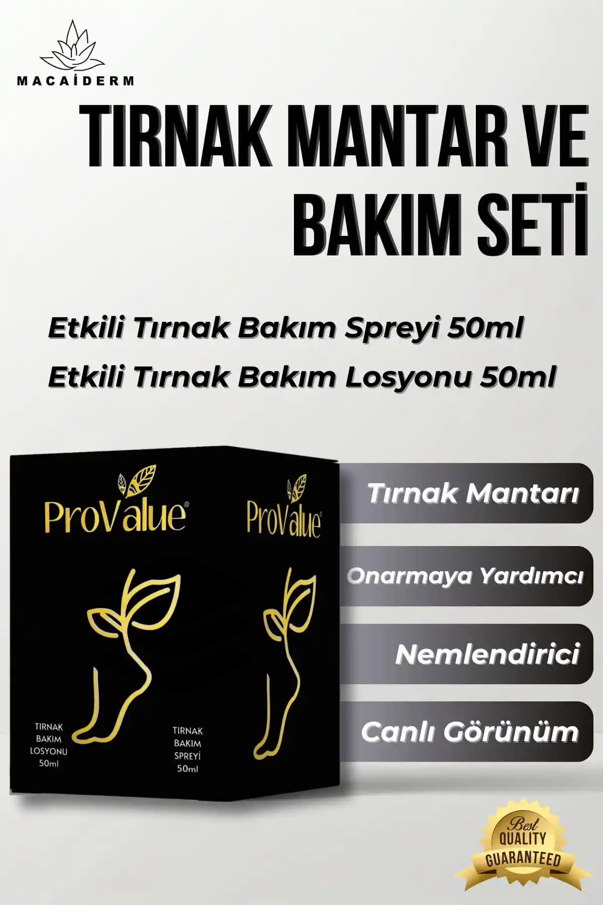ProValue Tırnak Mantar ve Bakım Seti Sağlıklı ve Güzel Tırnaklar İçin Etkili Çözüm