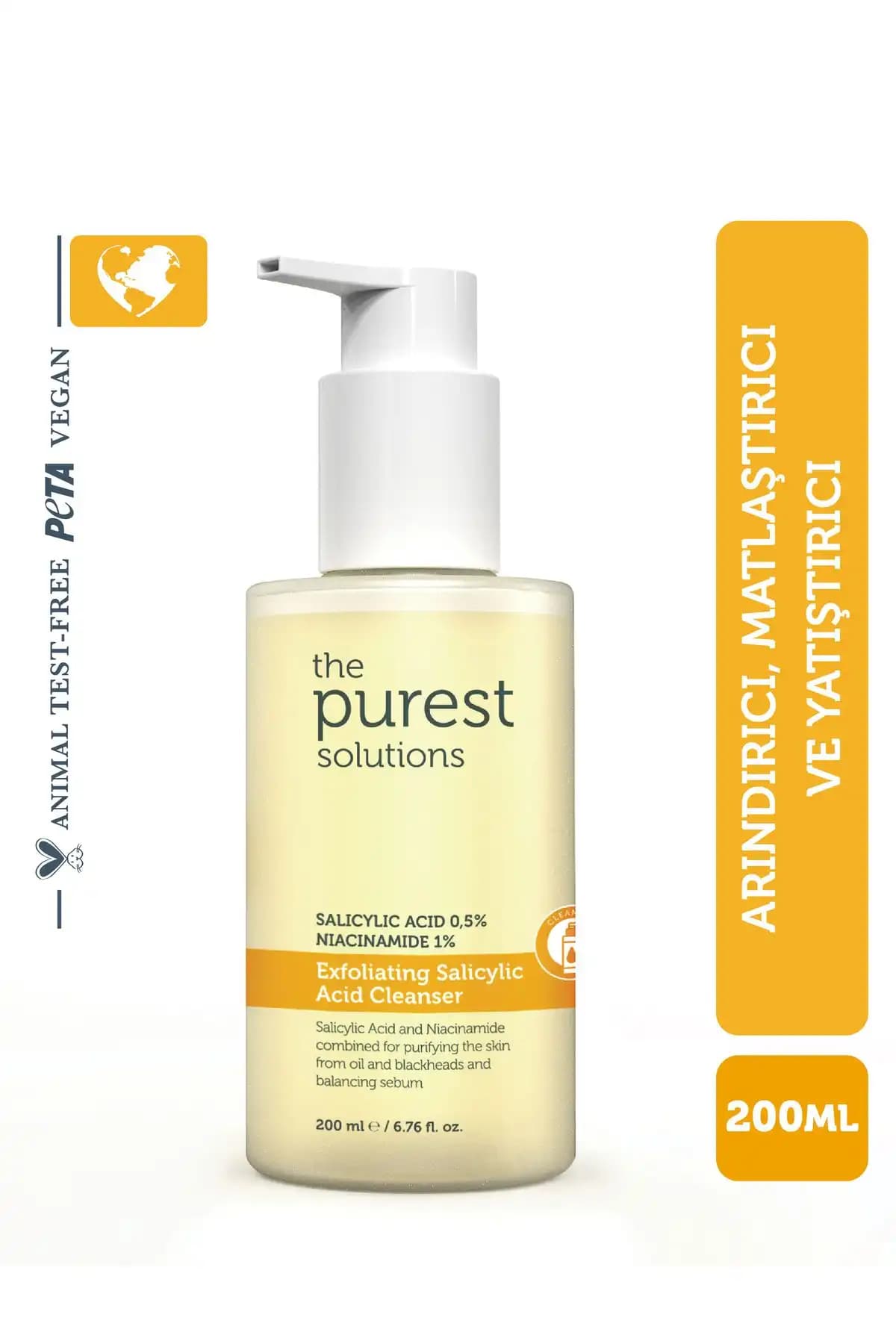 Purest Solutions Siyah Nokta Karşıtı Temizleme Jeli Yağlı ve Karma Ciltler İçin Etkili Çözüm