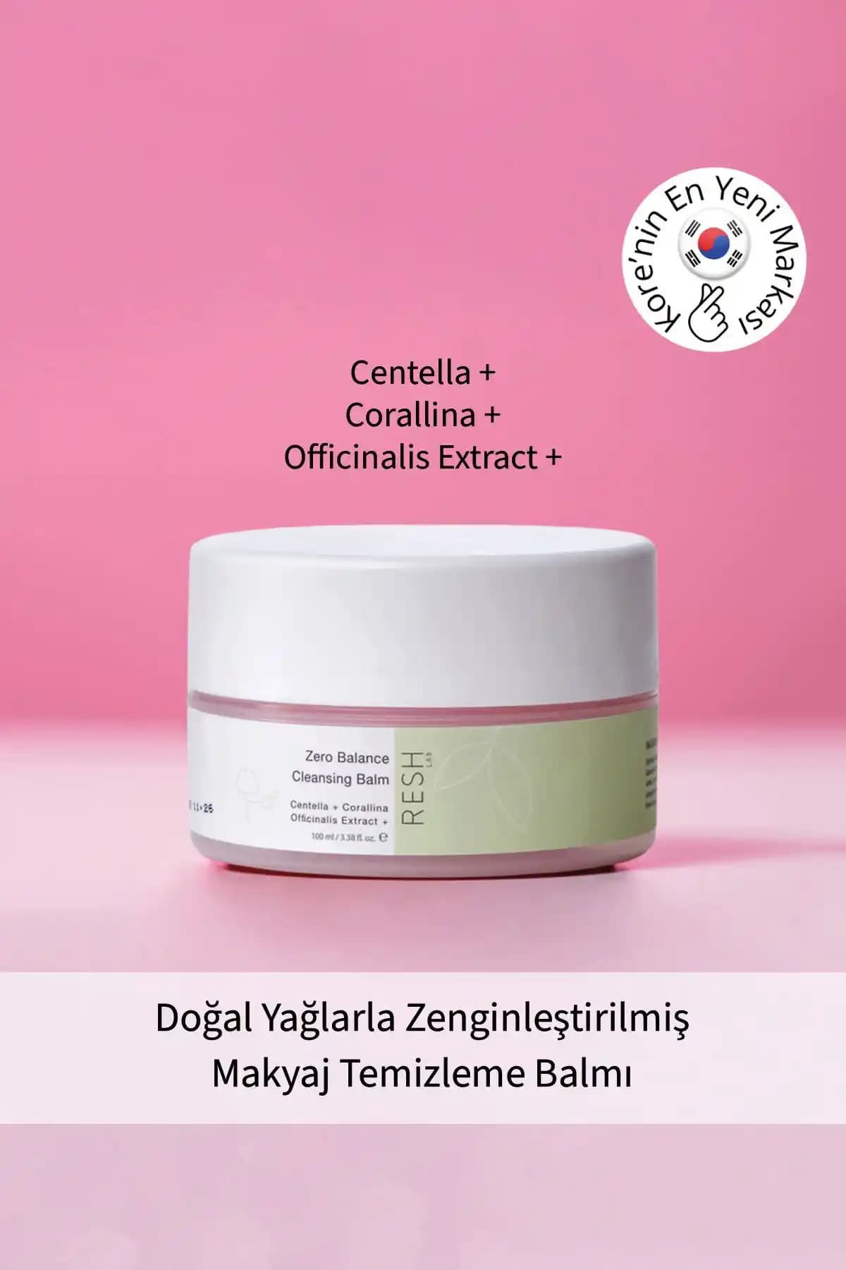 RESH LAB Zero Balance Cleansing Balm Doğal ve Hassas Ciltler İçin Güçlü Temizlik Balmı