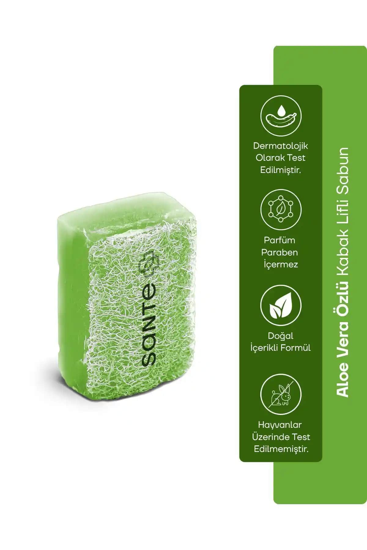 SantePlus Kabak Lifli Aloe Vera Sabunu: Doğal Temizlik ve Nemlendirme Çözümü