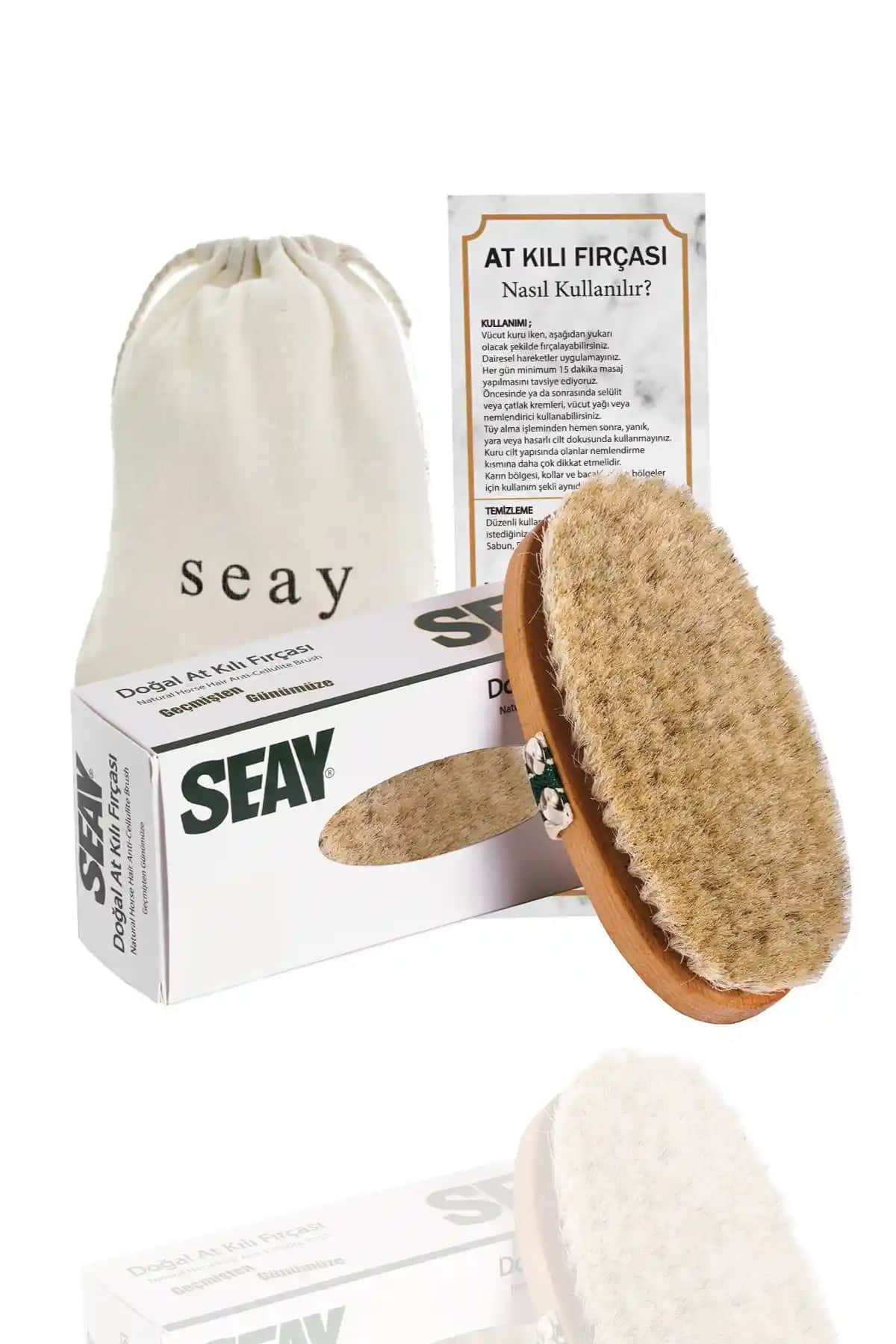 Seay Doğal Sertifikalı At Kılı Fırçası: Doğallık ve Kalitenin Buluşması