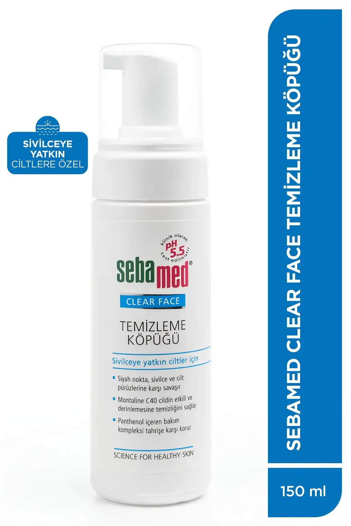 Sebamed Siyah Nokta ve Sivilceye Karşı Yüz Temizleme Köpüğü 150 ml