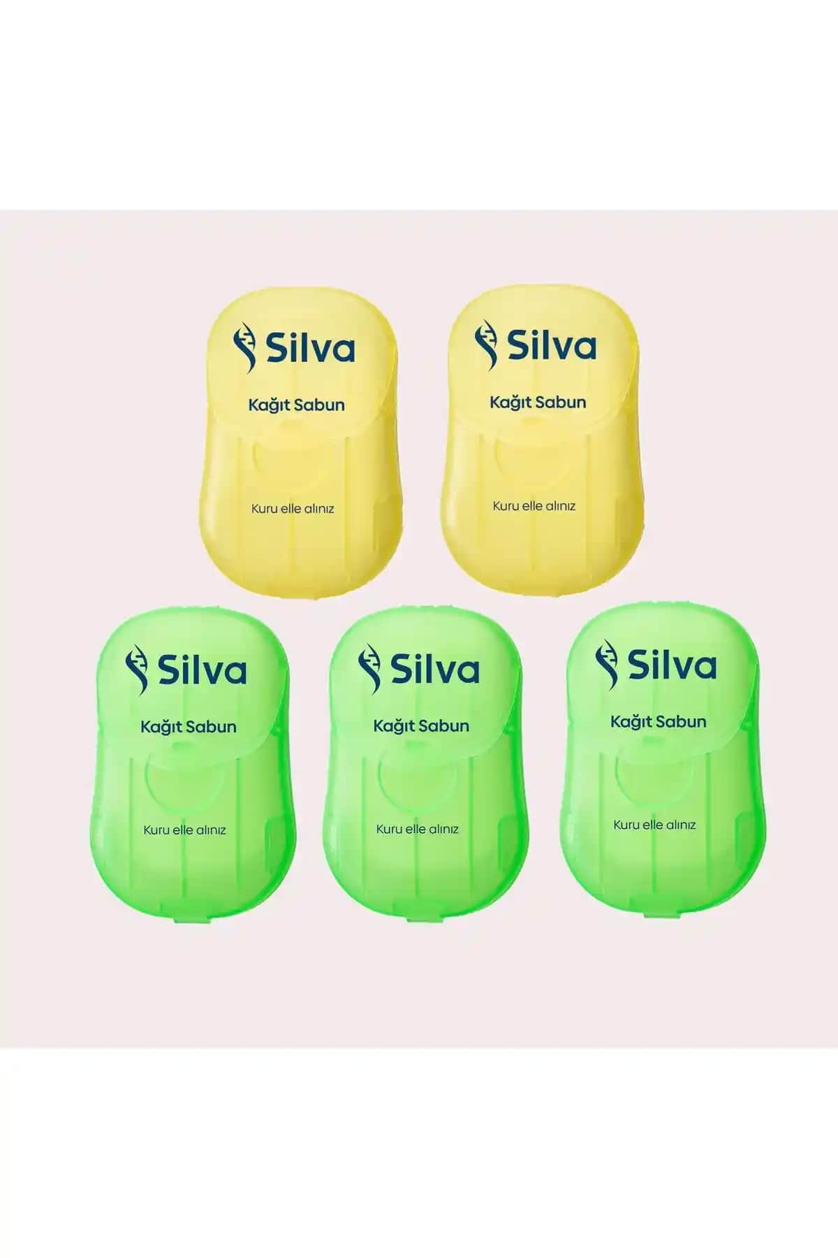 Silva Kağıt Sabun 5'li Paket: Pratik ve Hijyenik Günlük Kullanım Çözümü