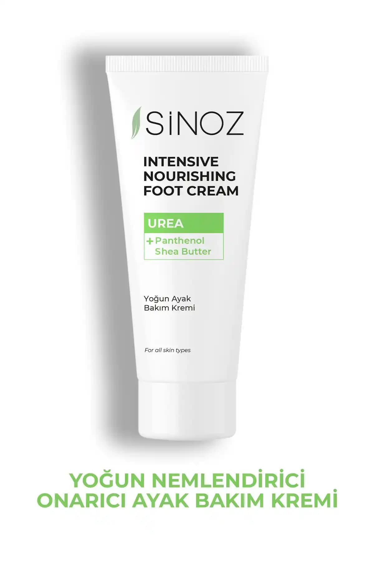 Sinoz Yu<muş>atıcı Ayak Bakım Kremi Topuk Çatlaklarına Karşı Etkili Çözüm Sunar