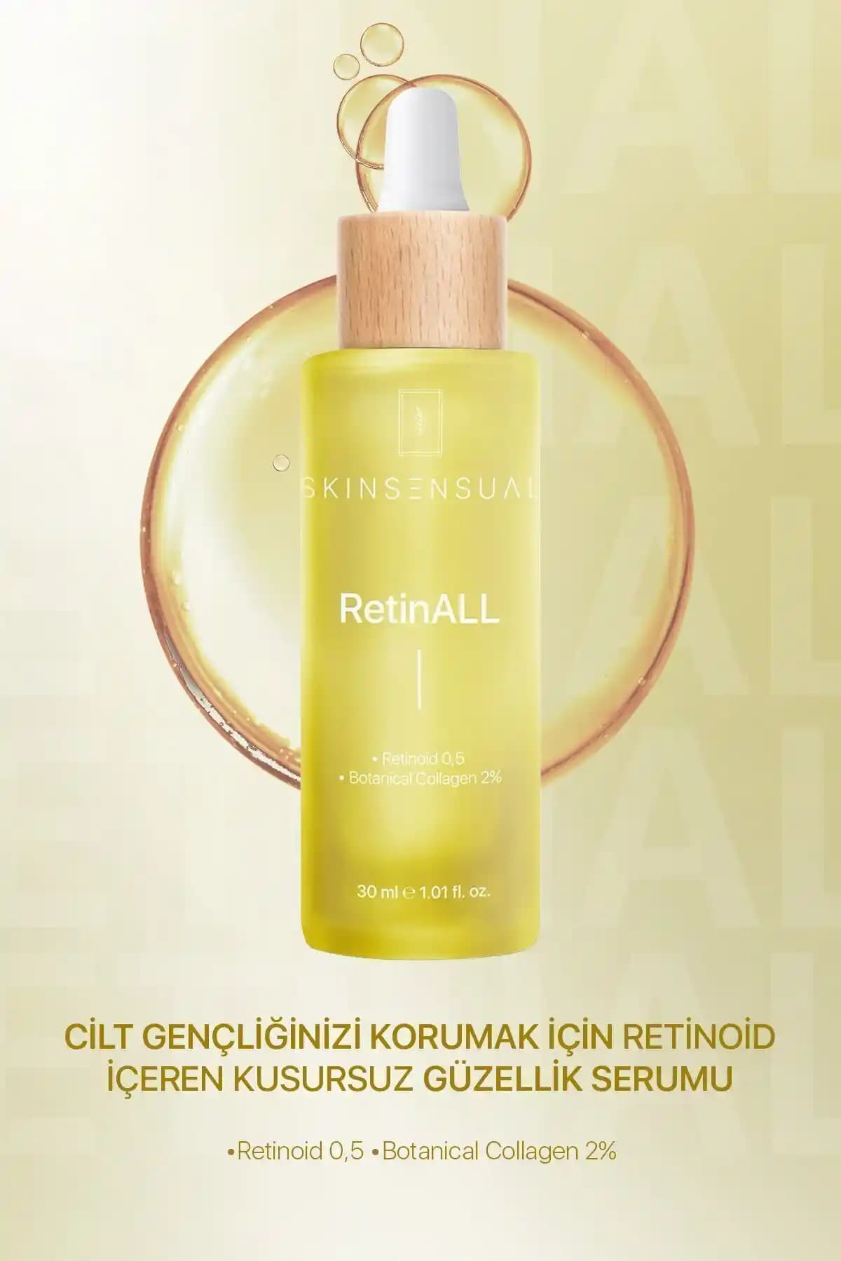 Skin Sensual Retinall Serumu: Cilt Yenileme ve Güzelleştirme İçin Profesyonel Bakım