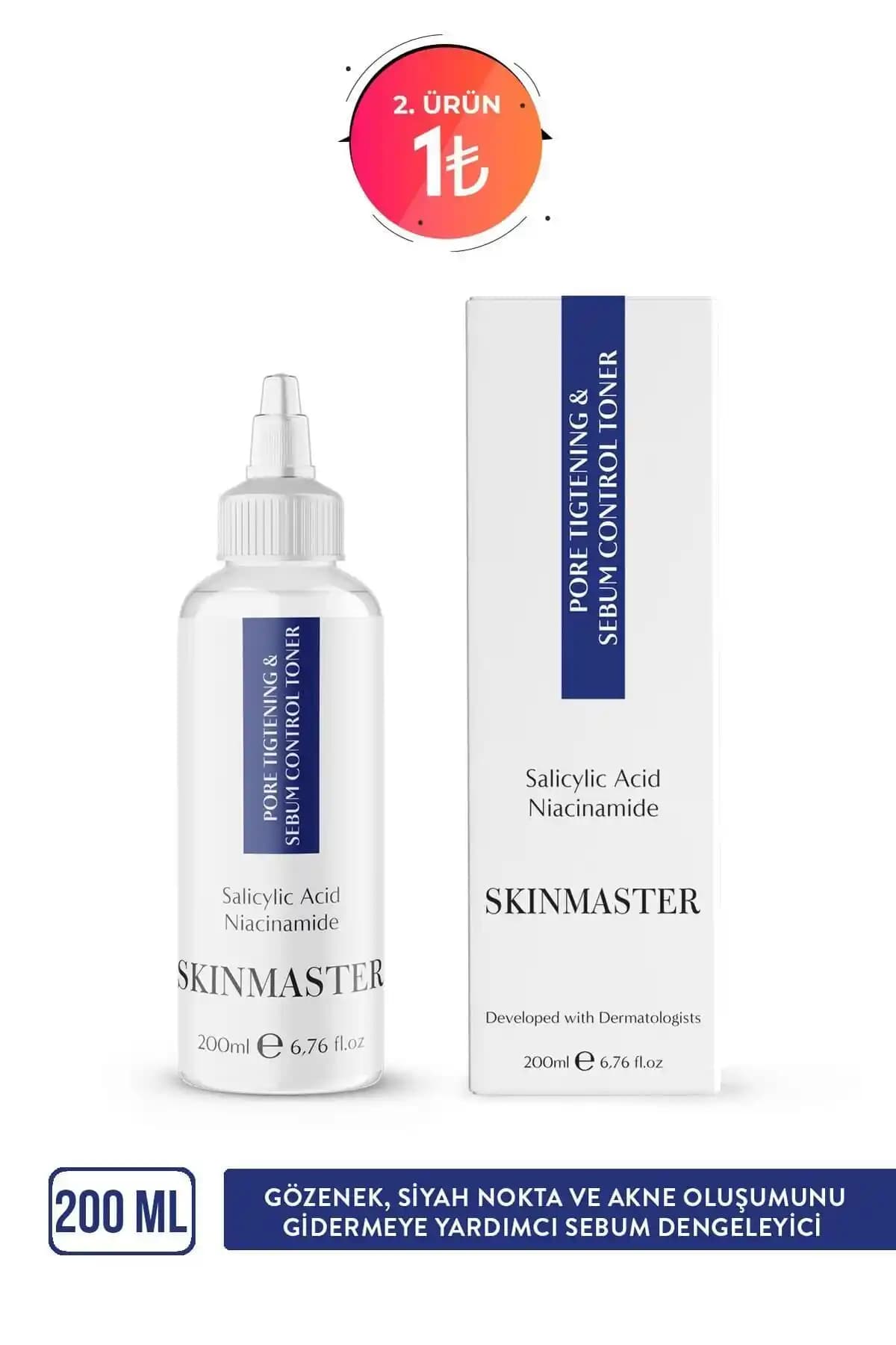SkinMaster Gözenek Sıkılaştırıcı ve Akne Karşıtı Tonik Cilt Sağlığı İçin Güvenilir Çözüm