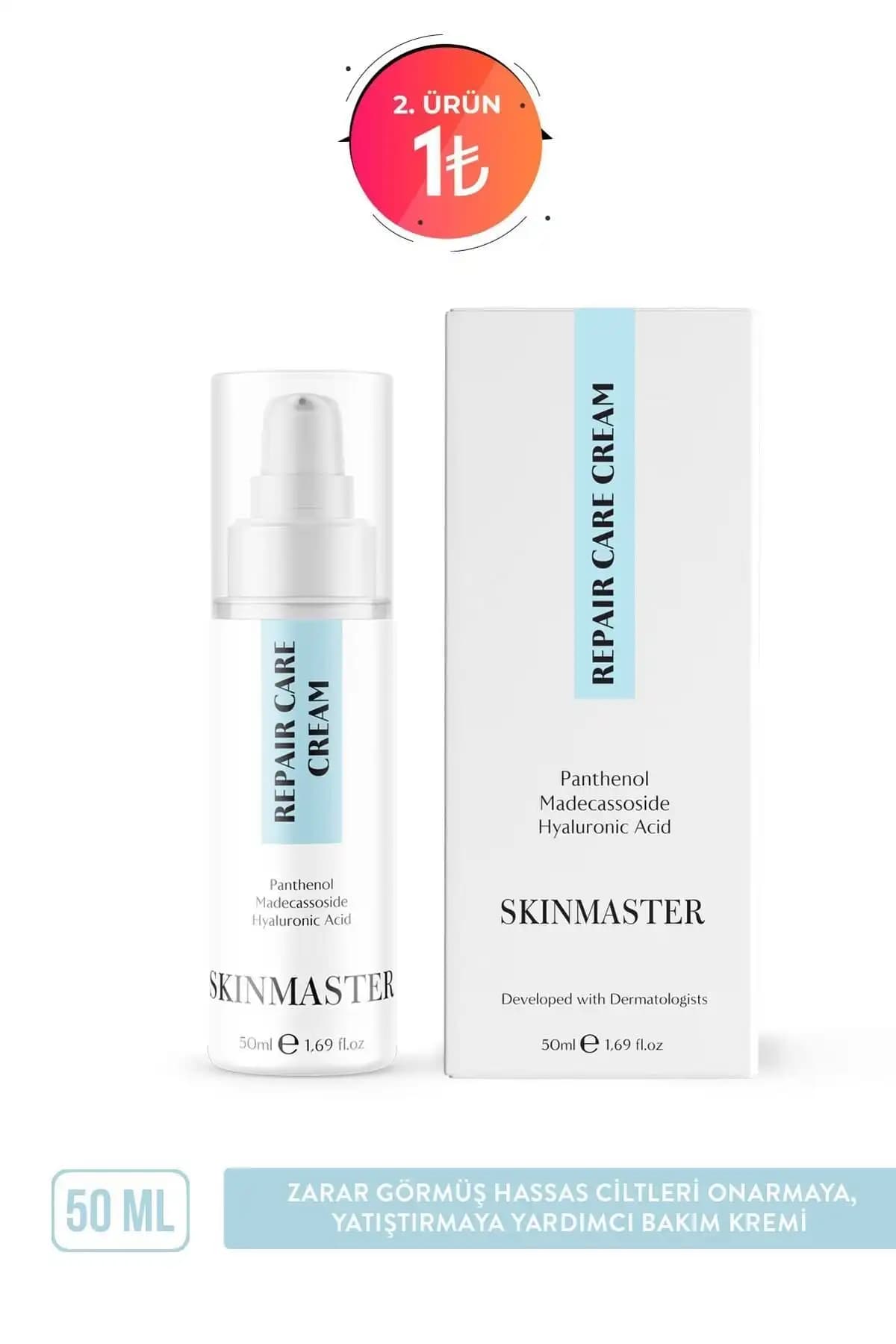 SkinMaster Hassas Ciltler İçin Doğal ve Güvenilir Onarım Kremi Ürün Bilgisi