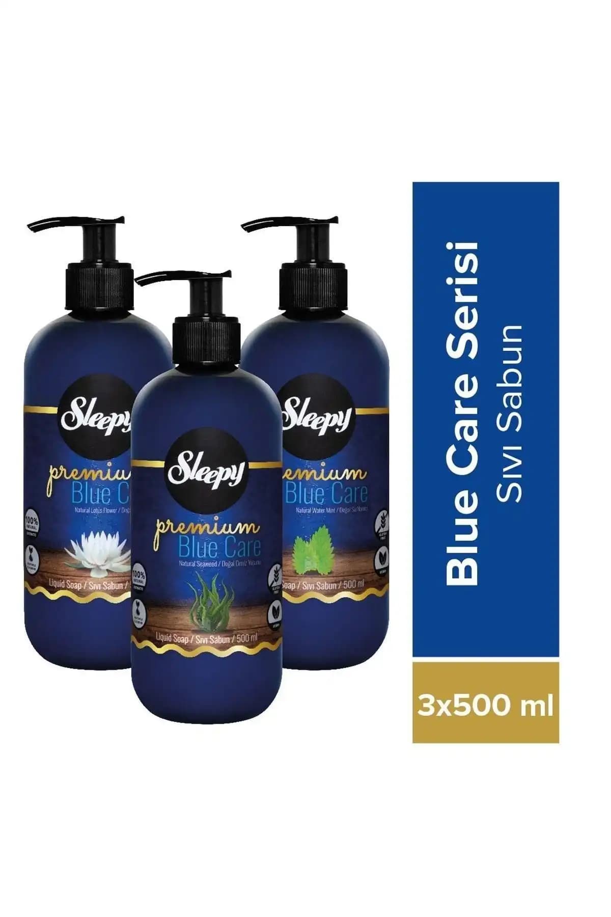 Sleepy Premium Blue Care Serisi Sıvı Sabun: Yüksek Kaliteli Temizlik ve Ferahlık Sağlar