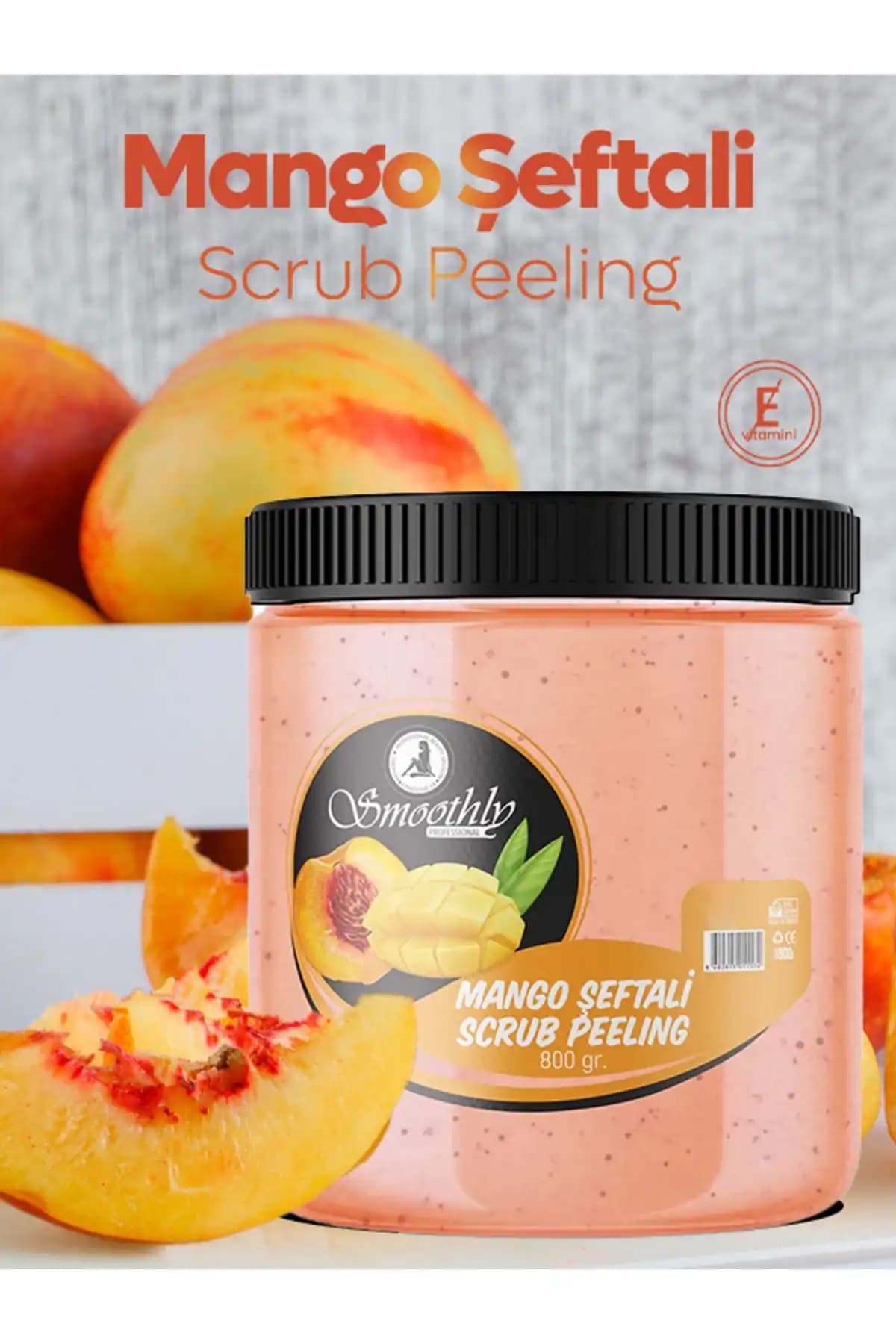 Smoothly Mango Şeftali Aromalı Peeling ile Cilt Bakımında Doğal ve Etkili Çözüm