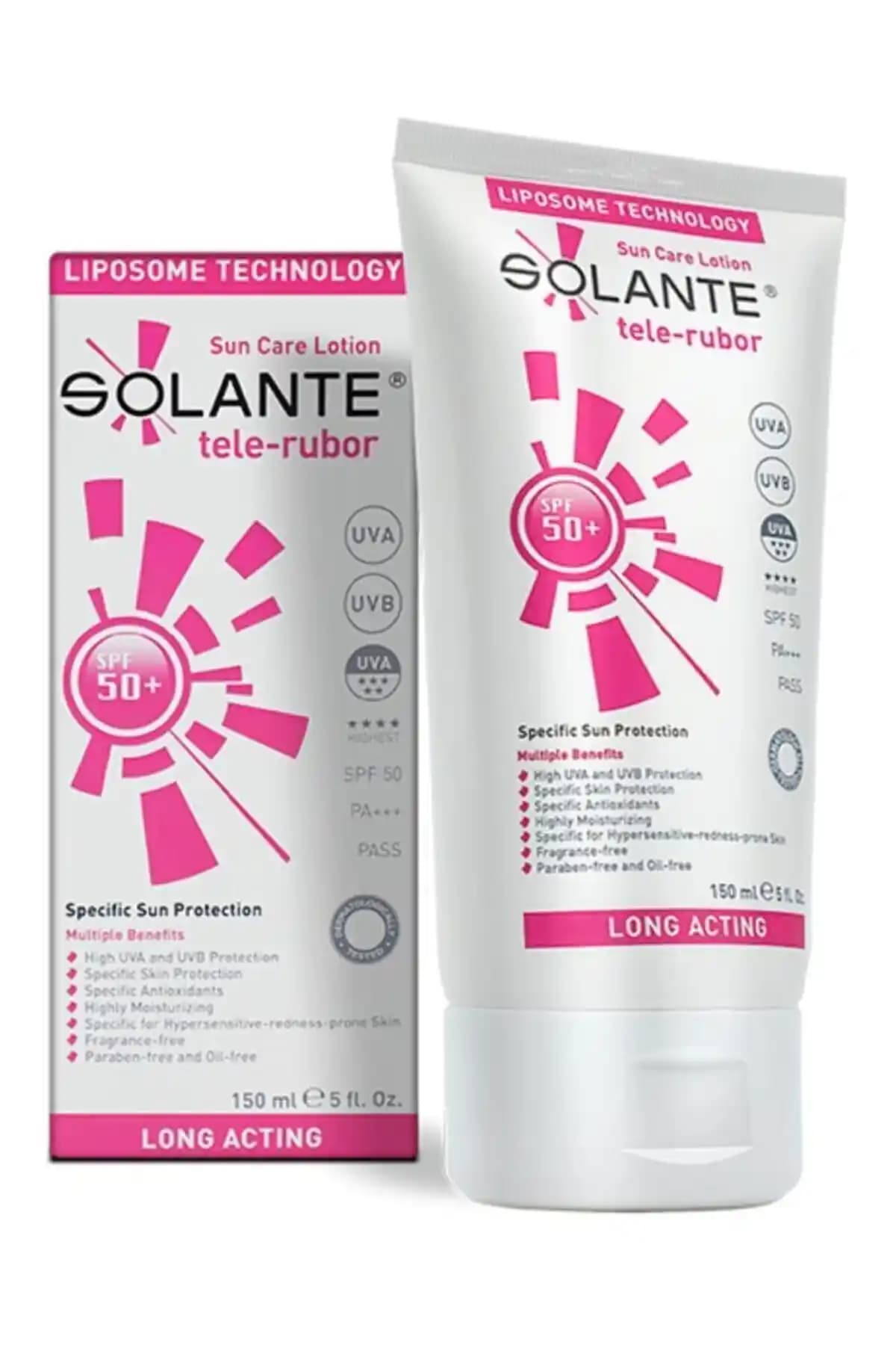 Solante Telerubor SPF 50 Losyon: Hassas Ciltler İçin Güçlü ve Güvenilir Güneş Koruyucu