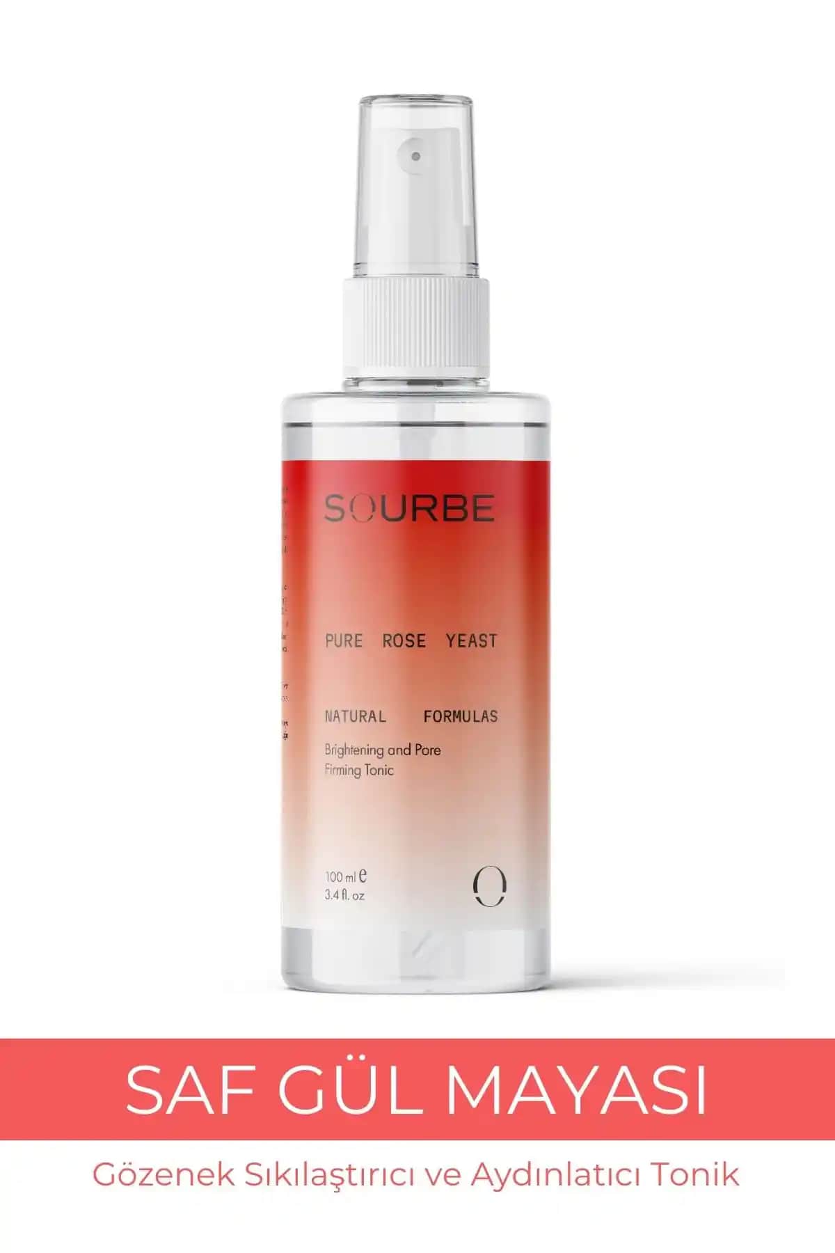 SOURBE Gül Mayası Suyu: Doğal ve Güçlü Gözenek Sıkılaştırıcı Cilt Bakım Ürünü