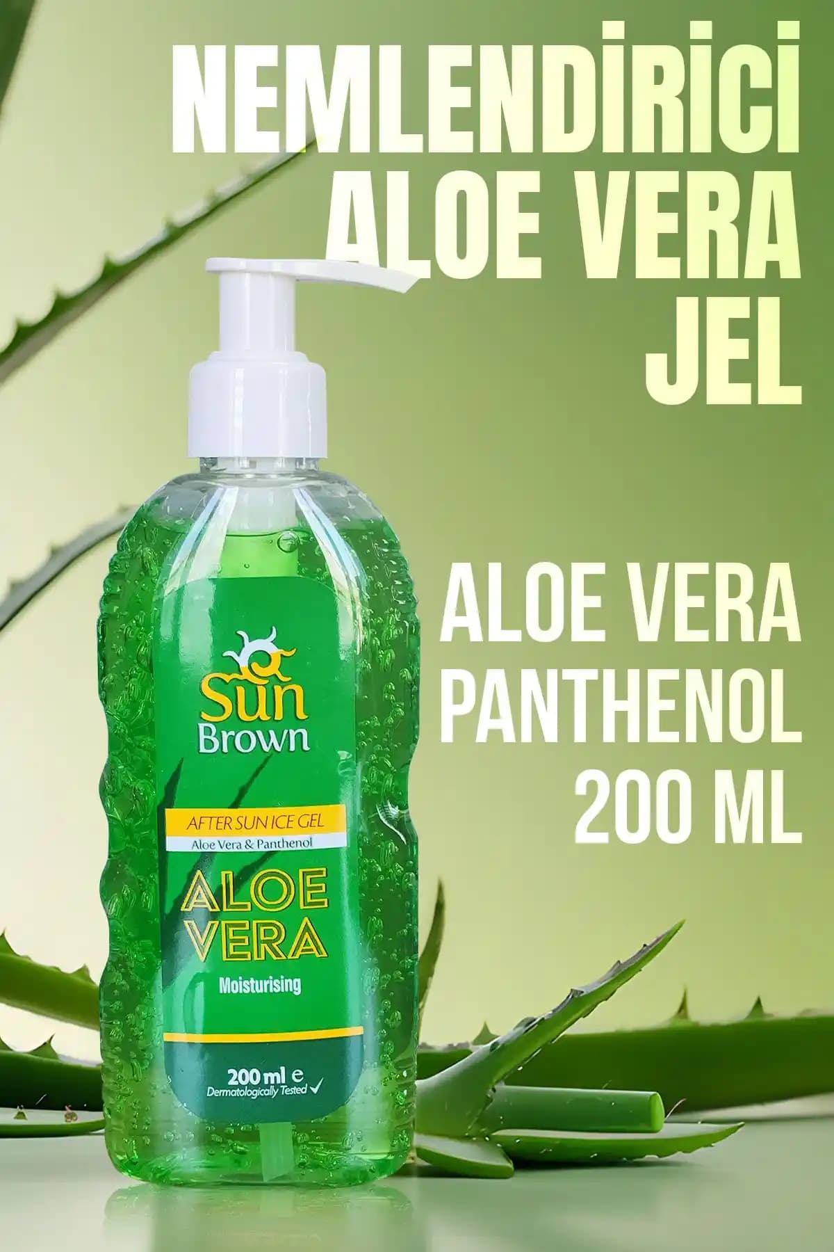 Sun Brown Güneş Sonrası Serinletici Aloe Vera Jel: Yaz Ayları İçin Güvenilir Cilt Bakım Ürünü