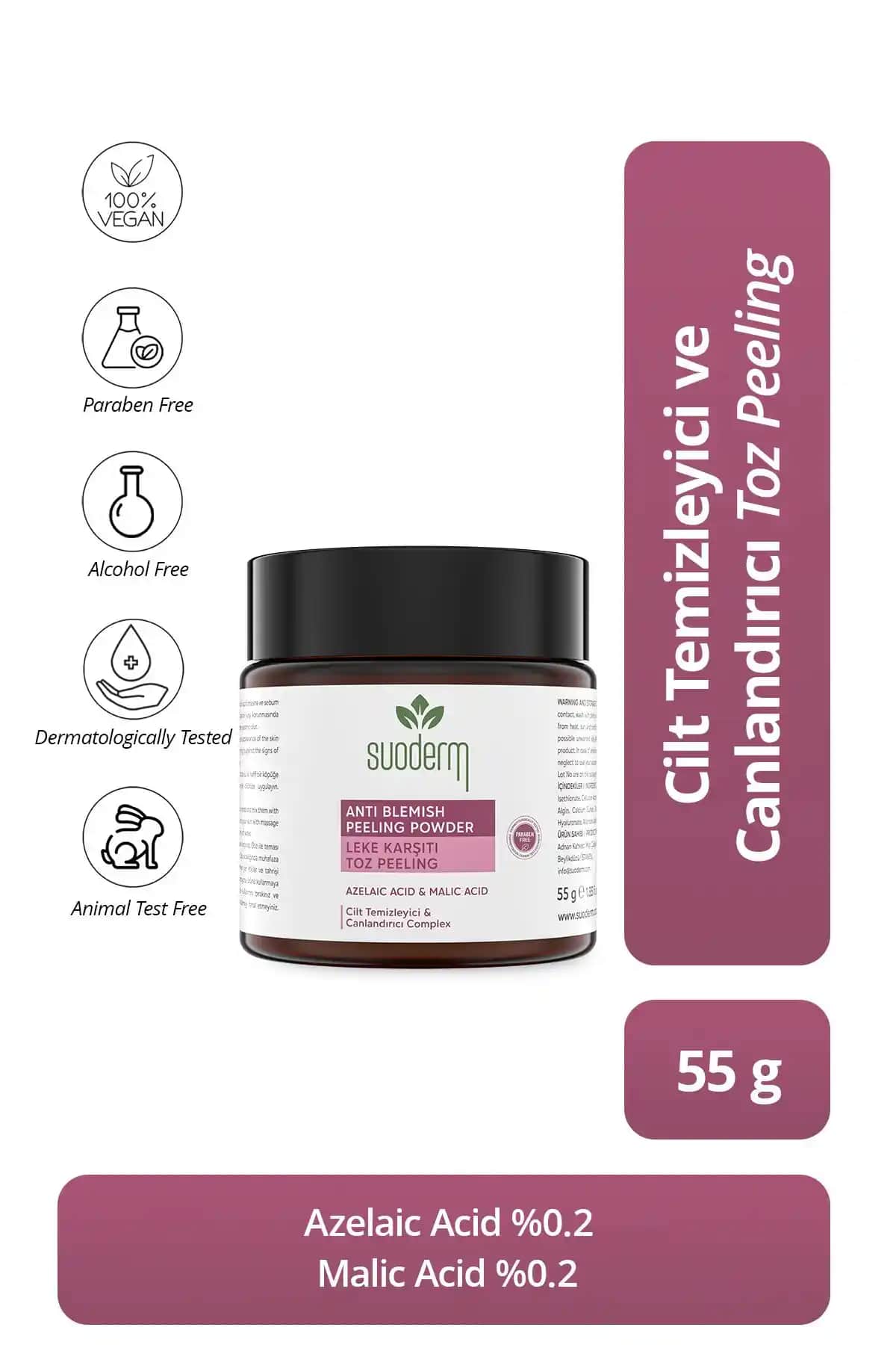 SUODERM Enzim Toz Peeling ile Cilt Temizliği ve Yenilenme Yöntemleri