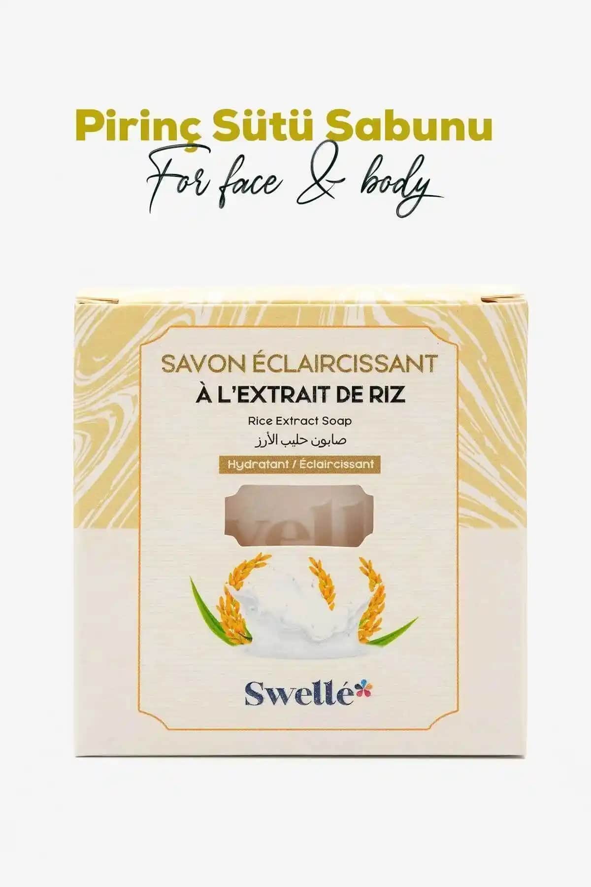 SWELLE Beyazlatıcı Pirinç Sabunu: Doğal ve Etkili Cilt Bakım Ürünü