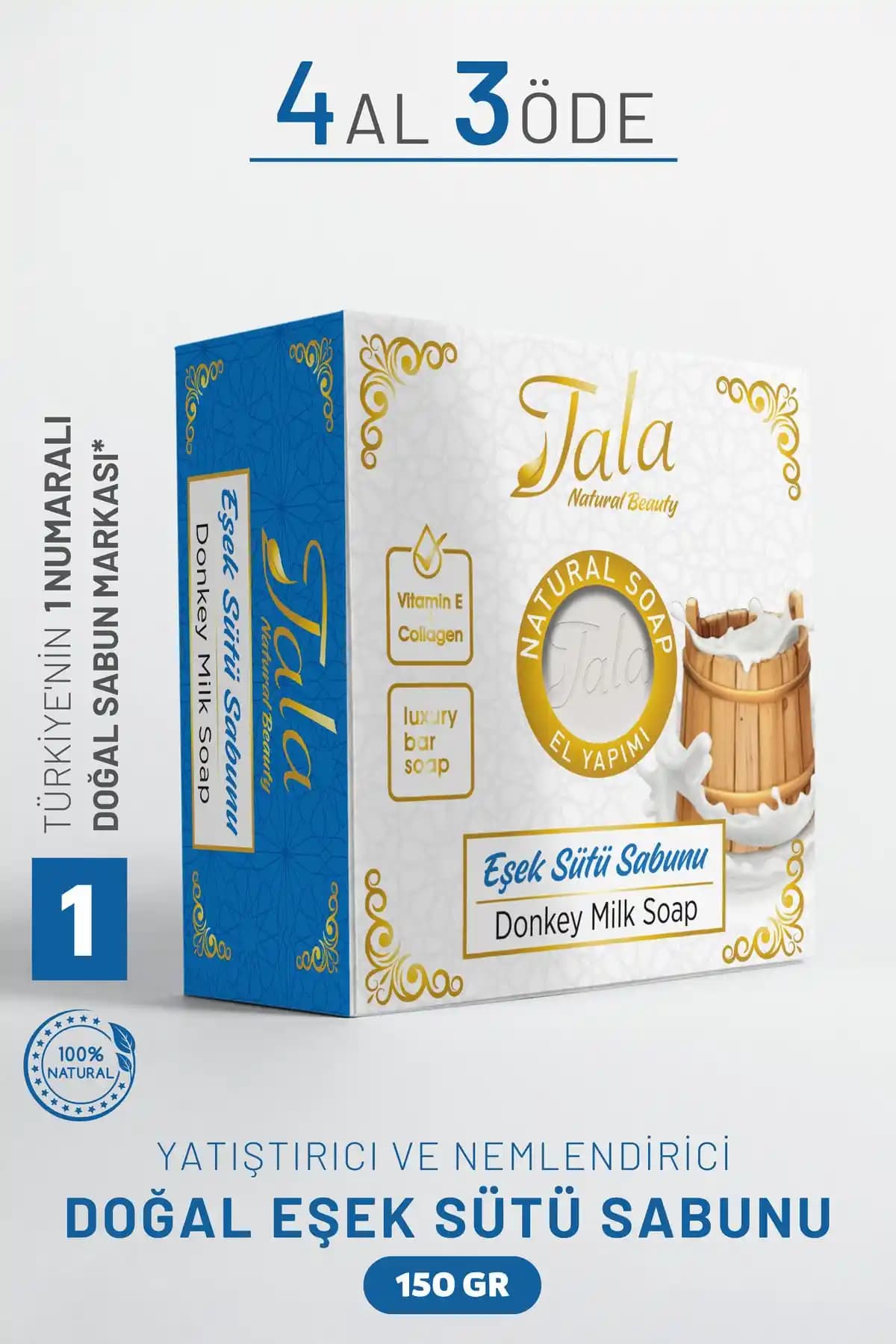 Tala Eşek Sütü Sabunu: Doğal ve Etkili Cilt Temizliği İçin Güvenilir Seçenek