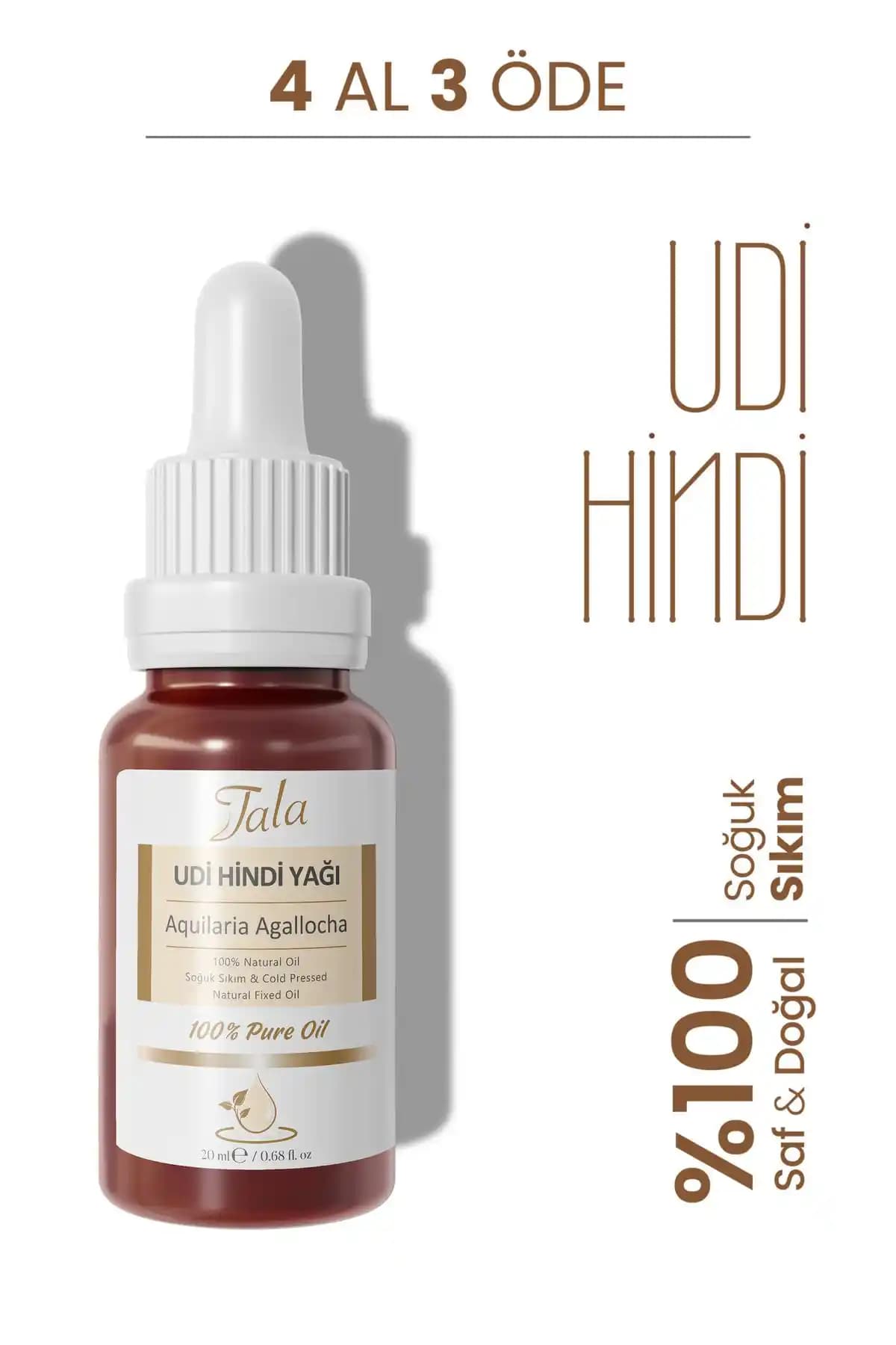Tala Udi Hindi Yağı Doğal ve Saf Şifa Kaynağı Sağlık ve Güzellik İçin