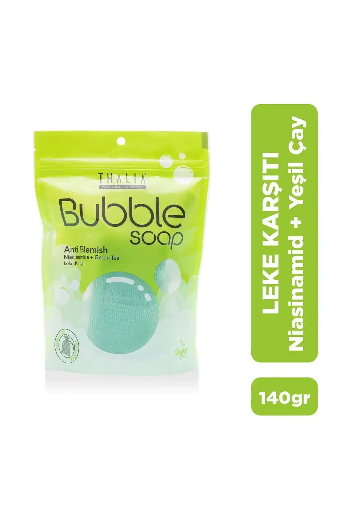 Thalia Lifli Sabun Niacinamide ve Yeşil Çay Özlü Cilt Temizliği ve Canlandırma Ürünü