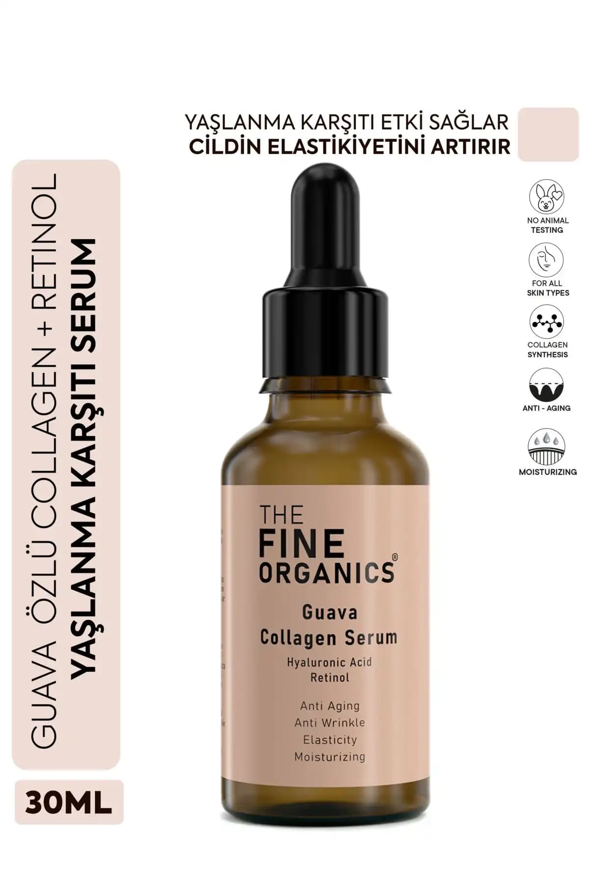 THE FINE ORGANICS Guava Özlü Collagen Retinol Serumu: Doğal Yaşlanma Karşıtı Bakım Çözümü